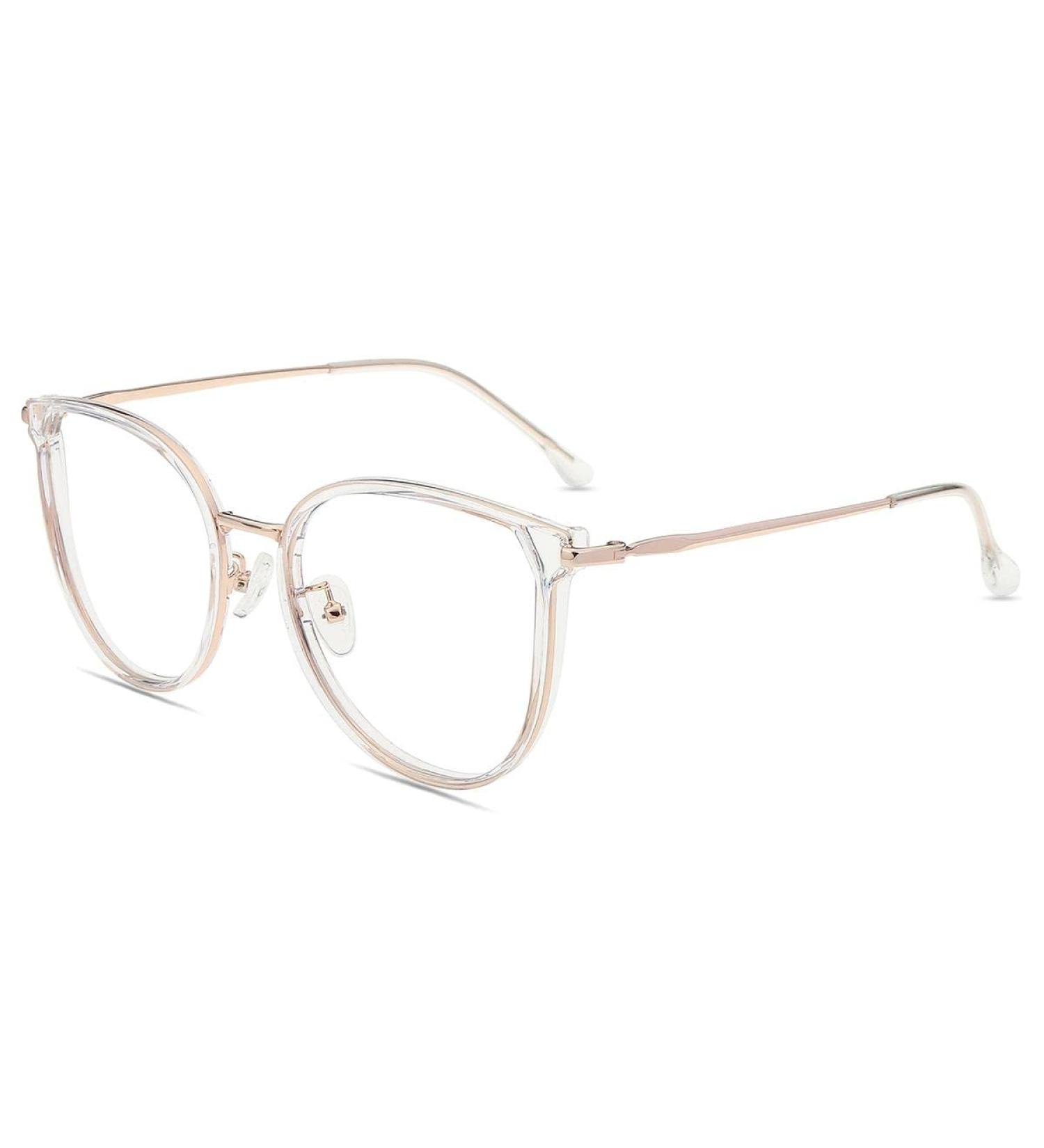 Firmoo Blue Light Blocking Glasses for Women Men - Anti Glare Computer Gaming Eyeglasses - Clear Non Prescription Blue Blocker - s0165 - Buy Online on GoSupps.com