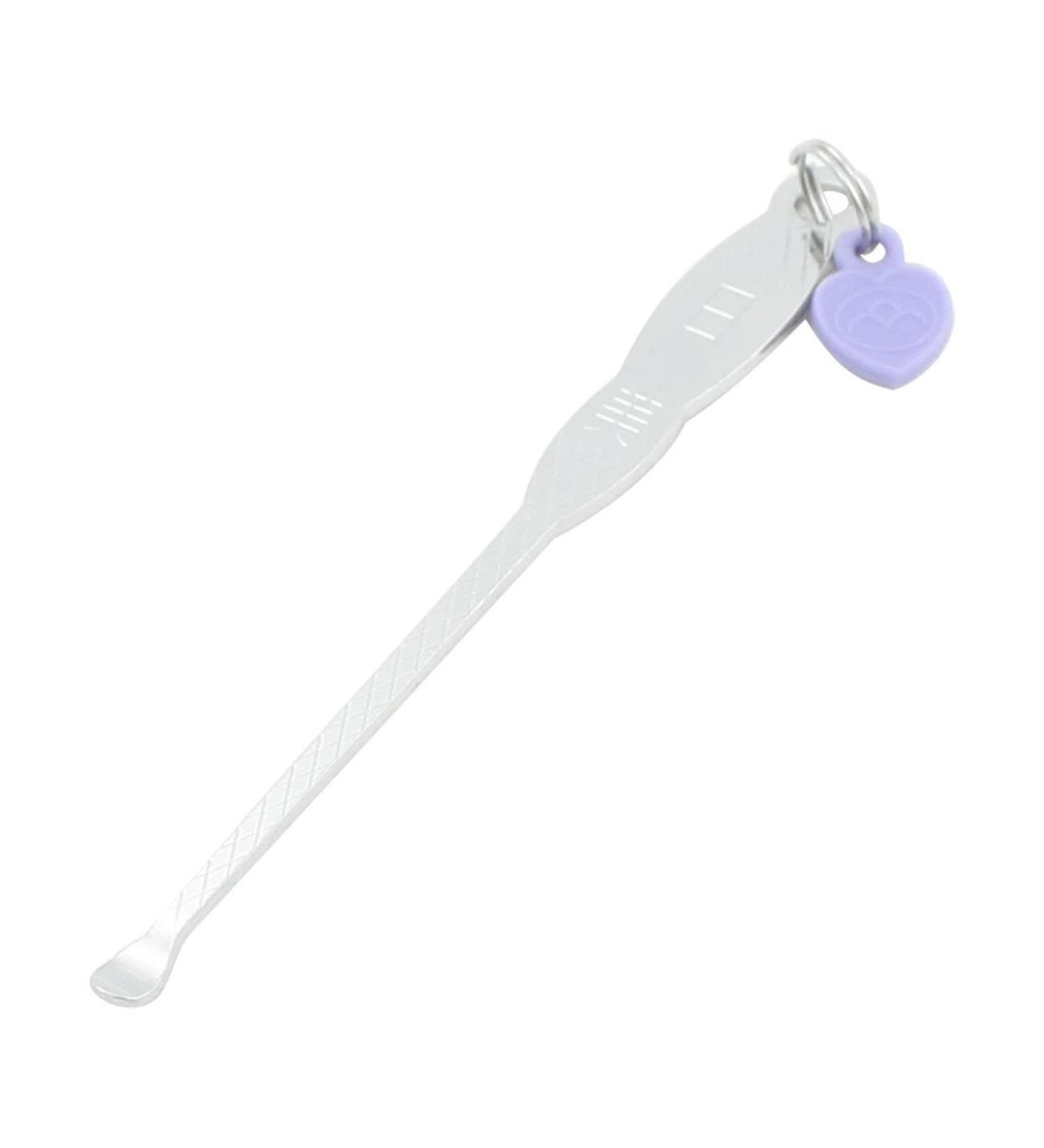 Qtqgoitem 85mm Silver Tone Textured Metal Remover Cleaning Curette Tool Earpick (Model: 3b4 da1 733 82e 9d2)