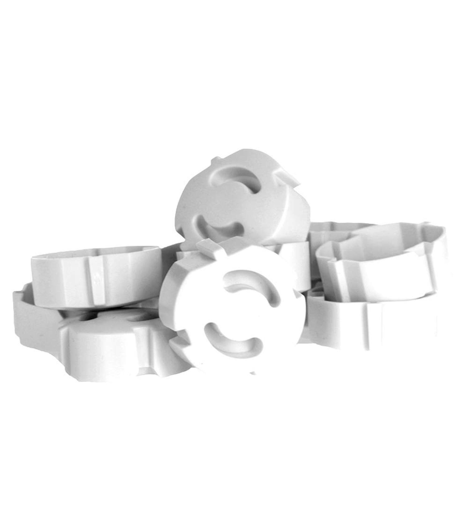 Offgridtec 12 PCS Child Safety Lock - Socket Protection Pluggable Caps White - Safe & Secure Socket Cover for Kids - Buy Online on GoSupps.com