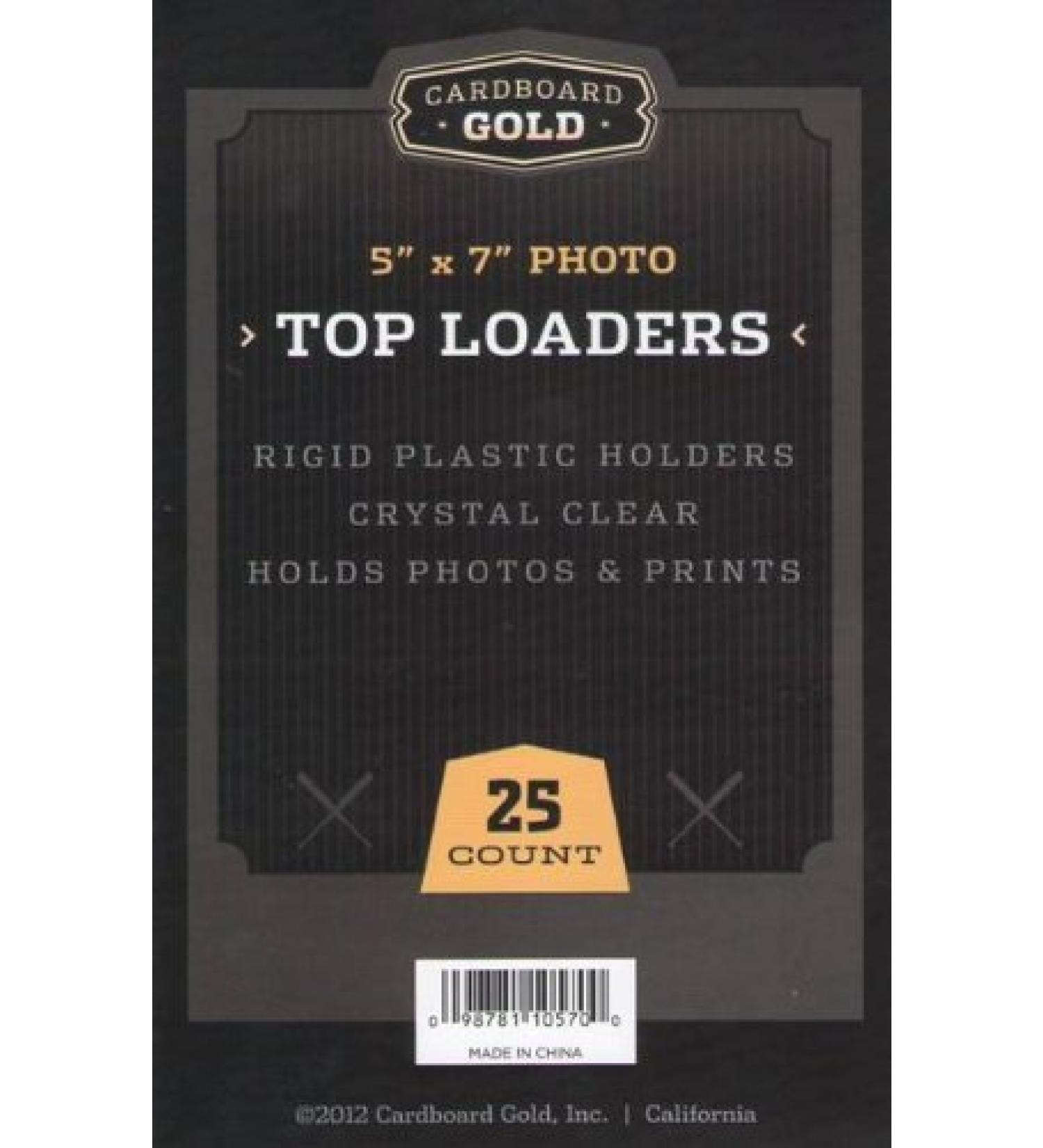 Cardboard Gold Top Loader (5" x 7") - Pack of 25 - Next Generation Archival Protection