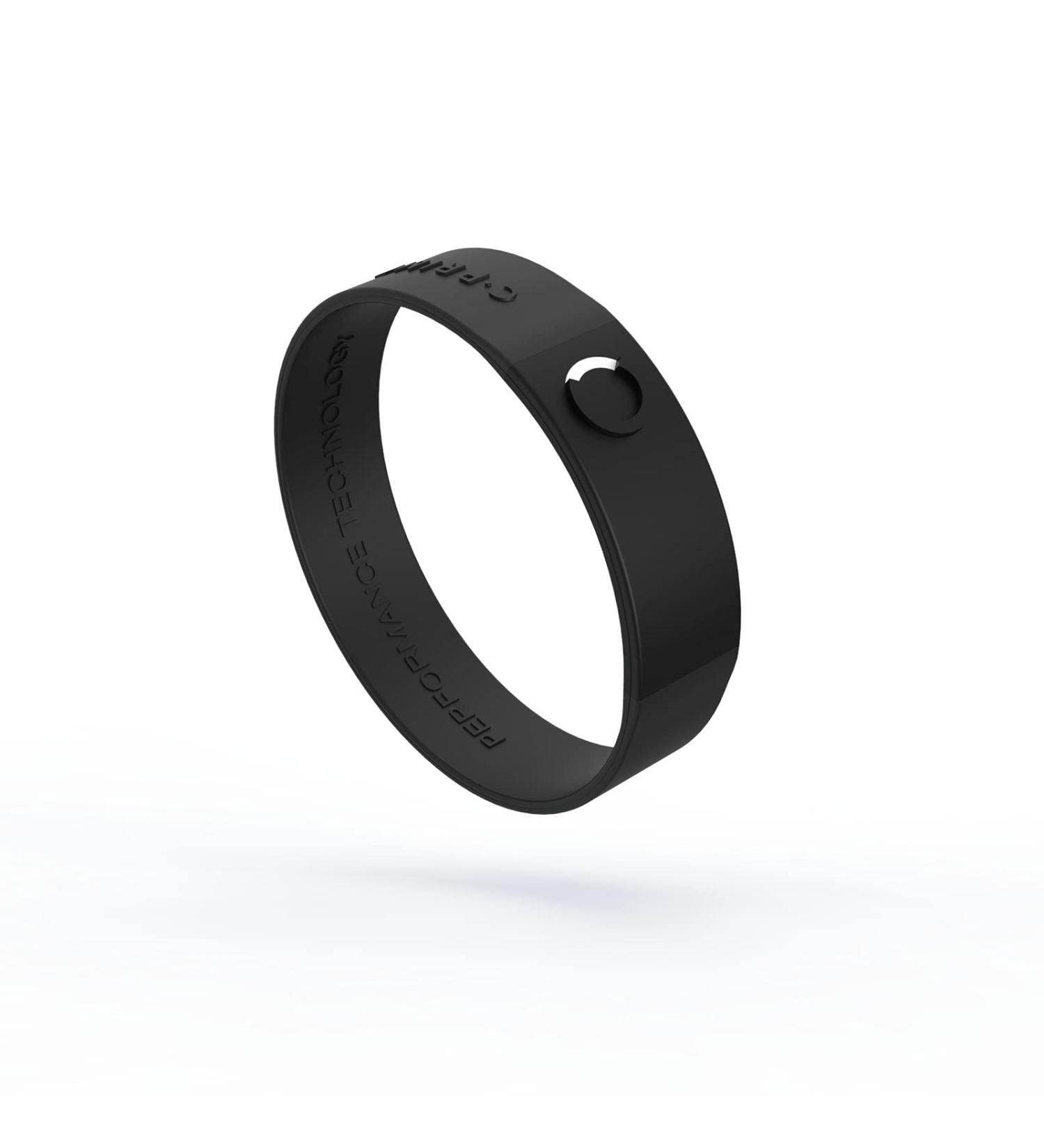 cPRIME Sport Balance Bracelet - Men and Women Black Silicone Wristband for All Sports - Waterproof Lightweight Energy Bracelet - Size L/8.1 - Buy Online on GoSupps.com