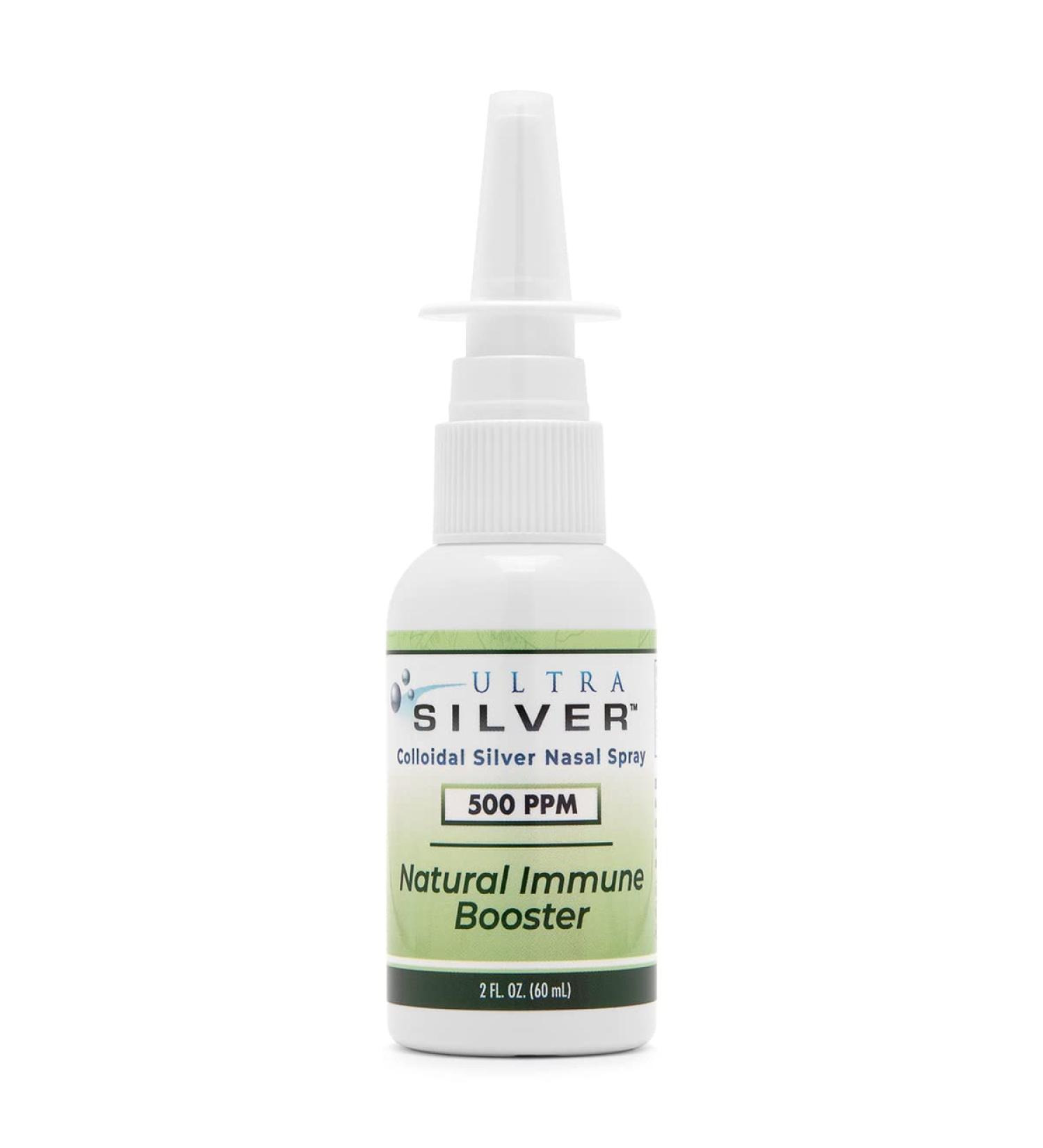 Ultra Silver Colloidal Silver Nasal Spray - 500 PPM 2 Oz | International Shipping - Buy Online on GoSupps.com