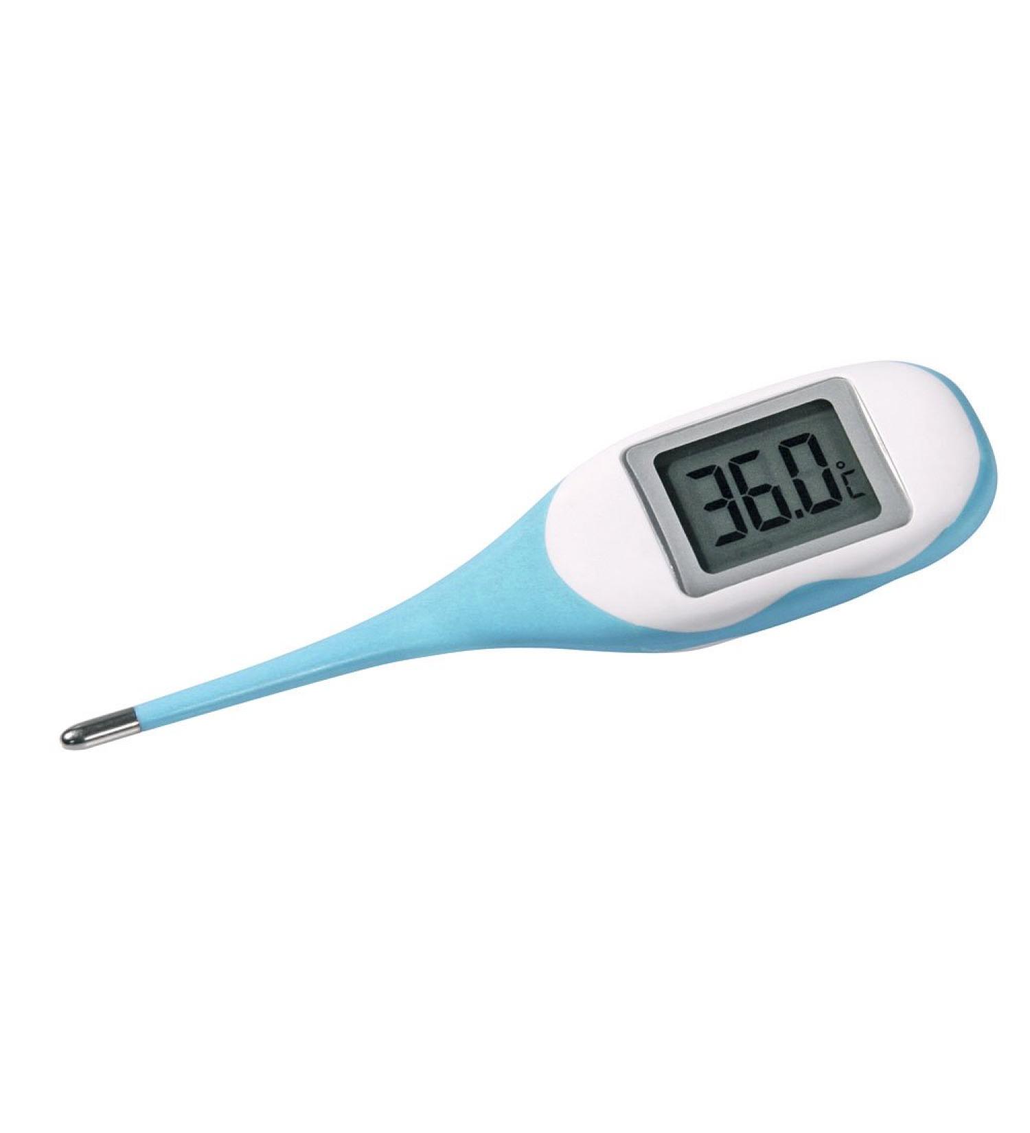 Kerbl 2130 fever thermometer waterproof flexible probe large display