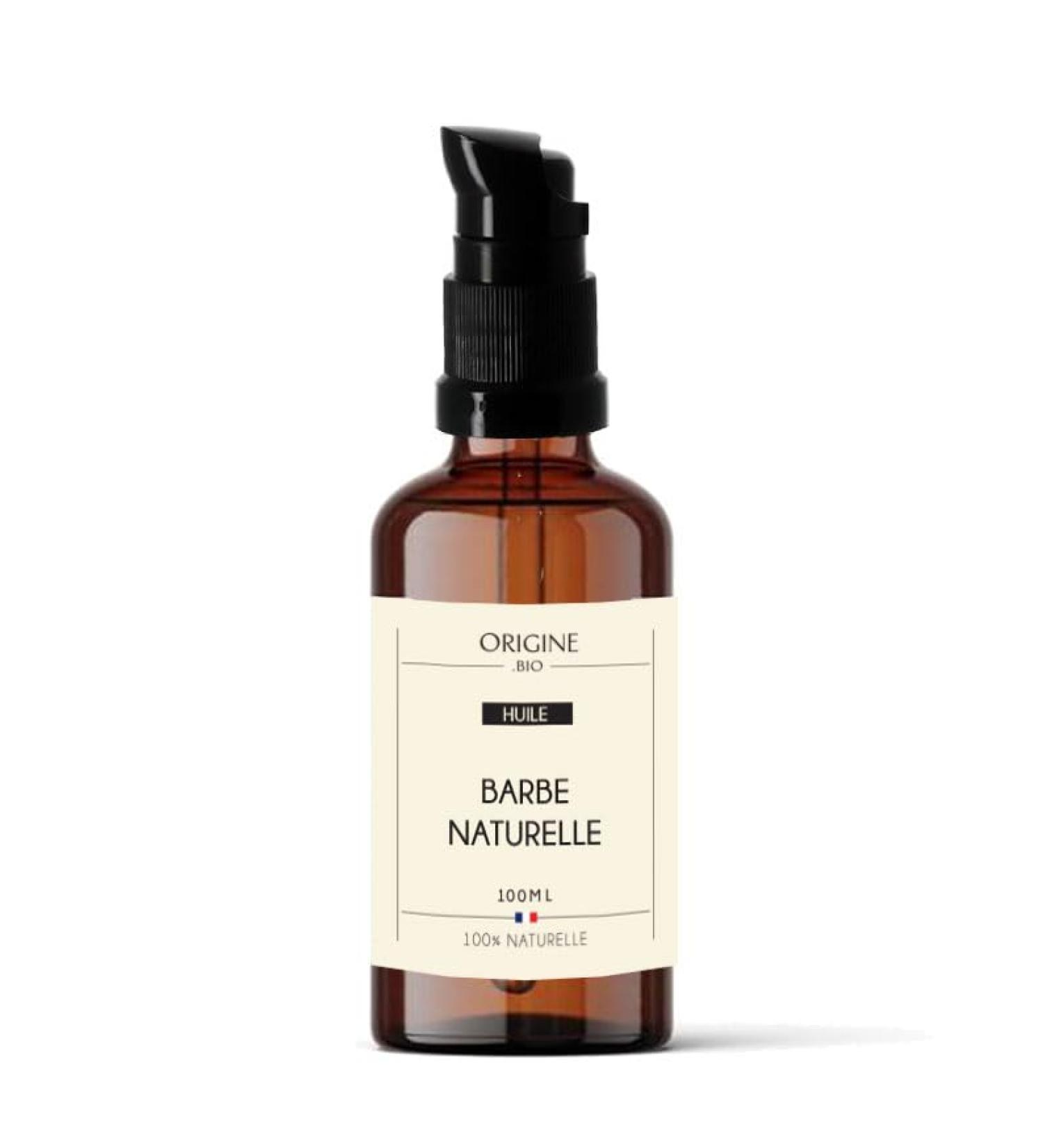 Huile de Barbe Naturelle Nourrissante Adoucissante Fortifiante Flacon Verre 100 ml - Origine.bio