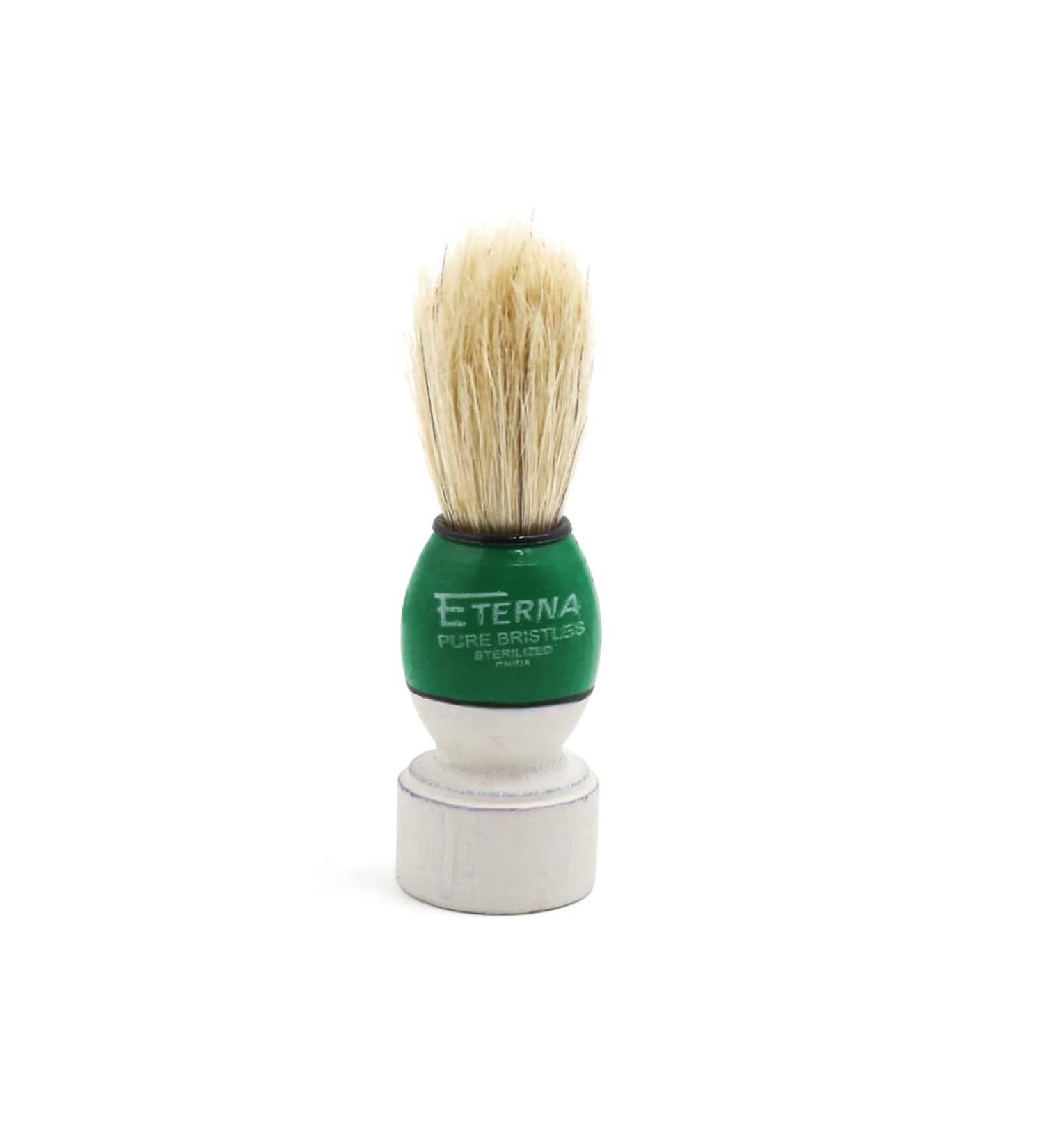 Ruilogod Green Wood Handle Mini Bristle Beard & Mustache Brush - Portable Cleaning Tool for Men | International Shipping Available - Buy Online on GoSupps.com