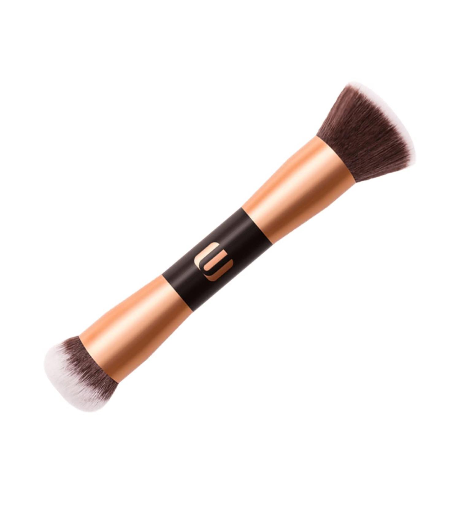 FRCOLOR Highlighter Makeup 1pc Double-ended Makeup Brush Miss Smudge Brush Wooden Make up Dual Brush Makeup - Buy Online on GoSupps.com