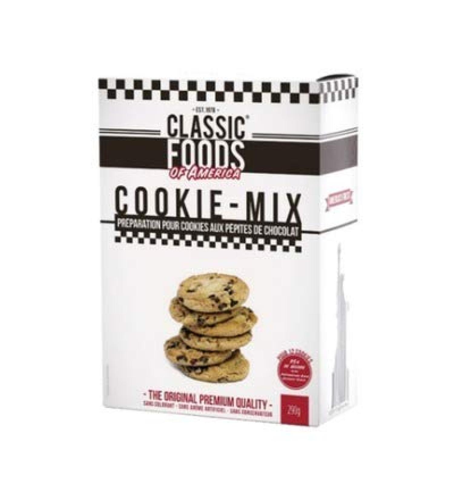 Classic Foods Cookie-mix, chocolate chip cookie preparation - 290g box