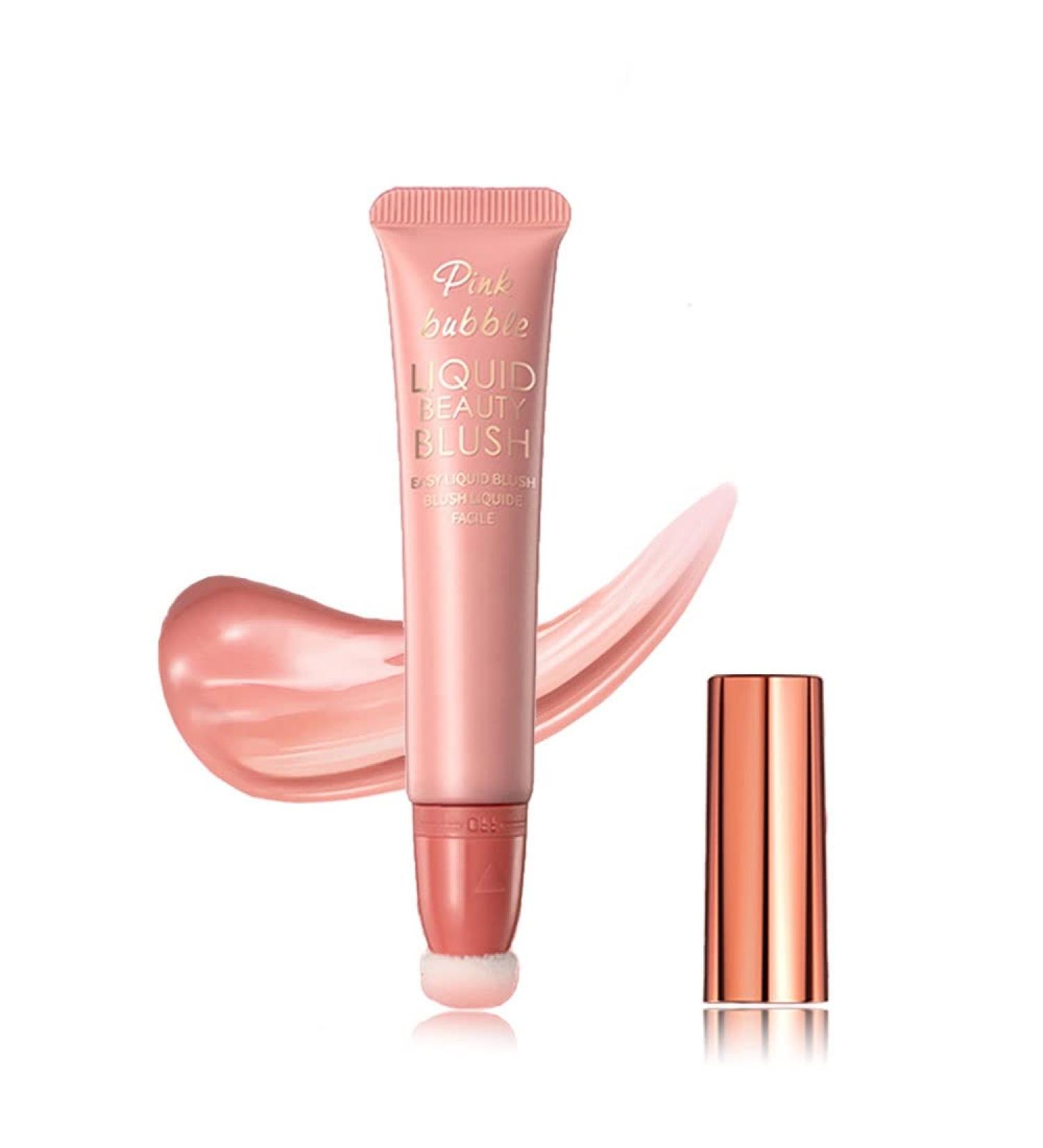 SWETIYOU Blush Beauty Wand - Liquid Blush with Cushion Applicator for Natural Dewy Finish - Long-Wearing Lightweight Blendable Rouge Stick (Orange Pink) - Buy Online on GoSupps.com