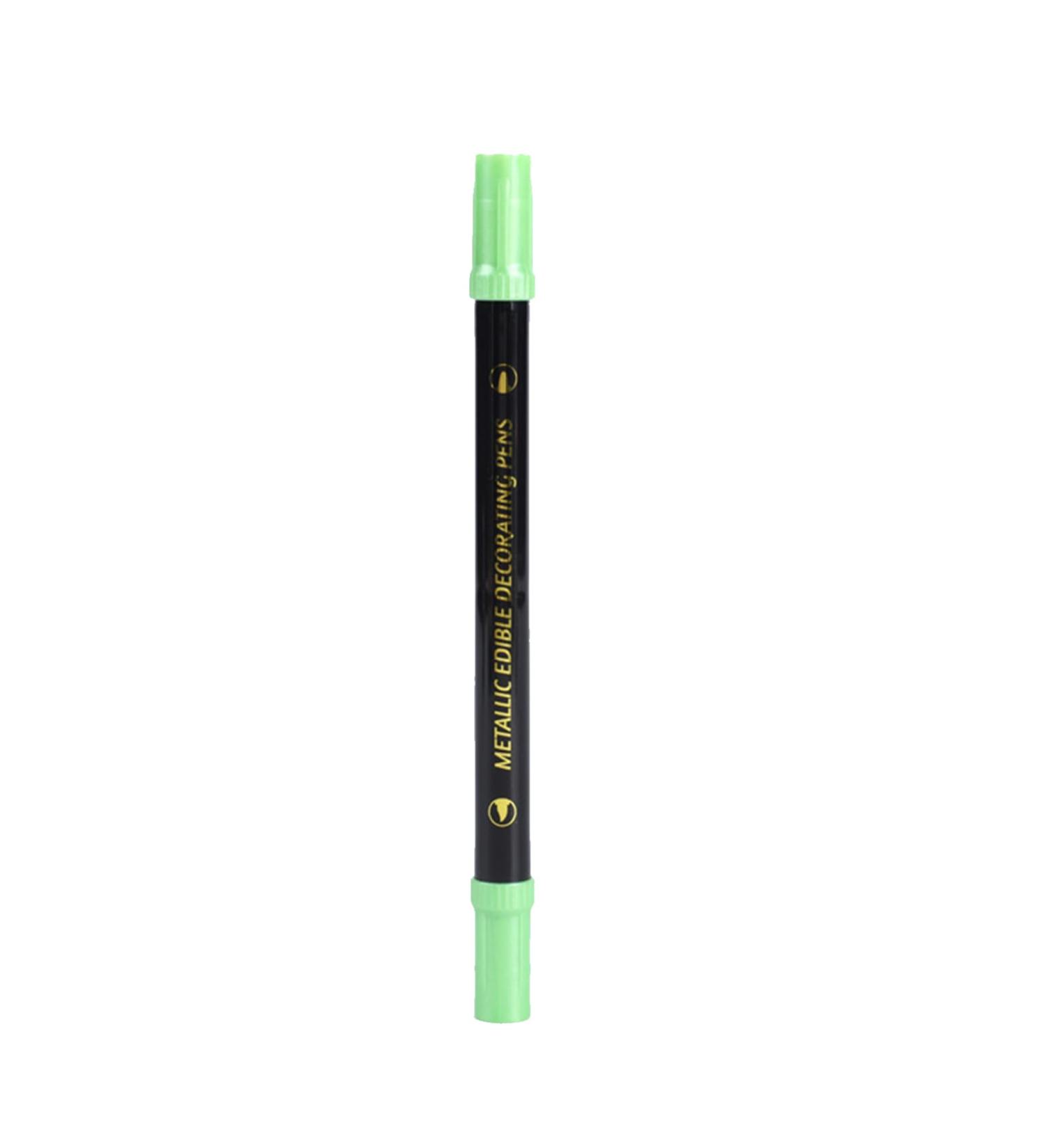 Food Coloring Pens Color Double Sided Edible Food Coloring Marker with Fine and Thick Tip Food Grade Marker Green - Buy Online on GoSupps.com