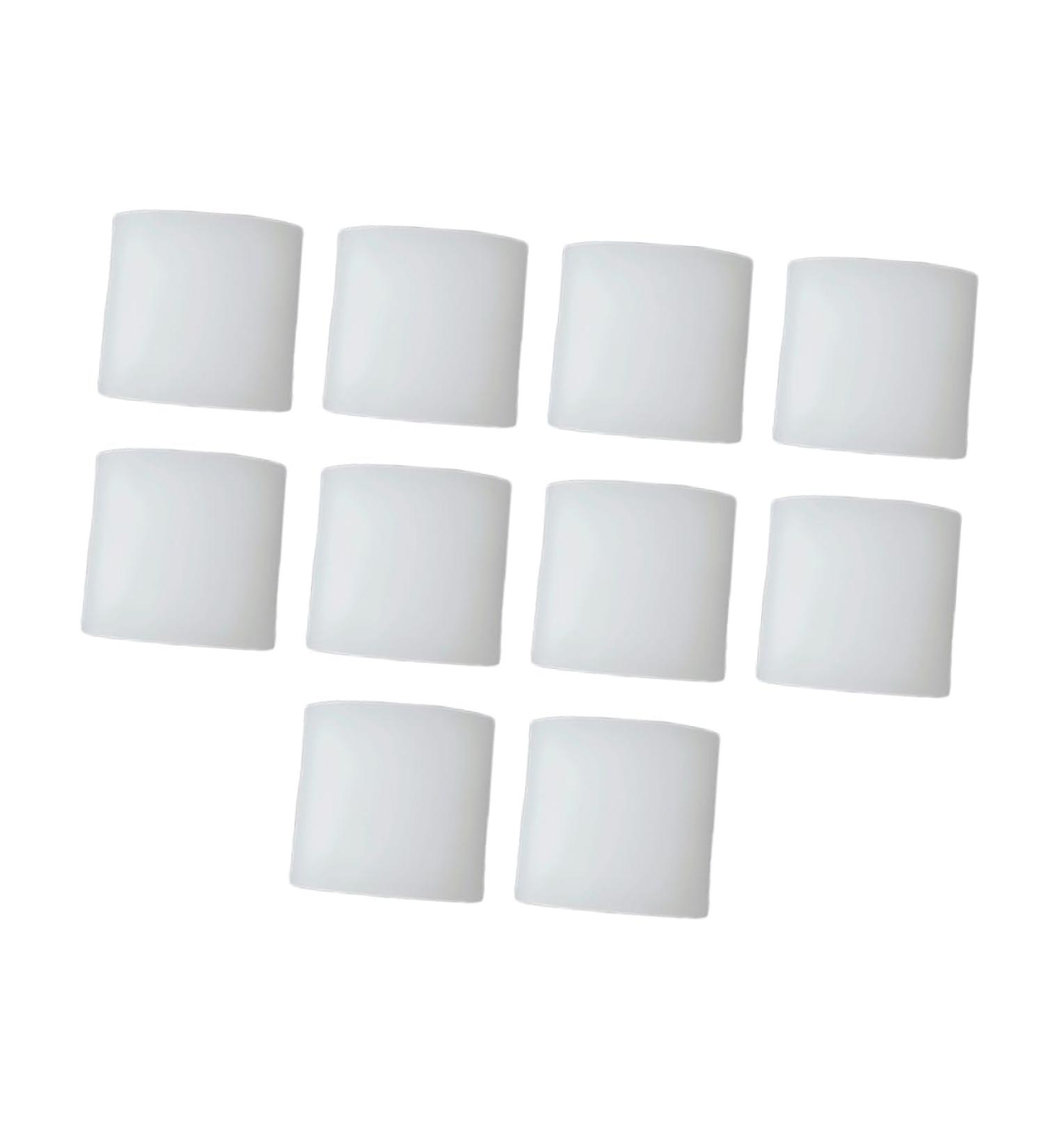 Lurrose 10pcs Silicone Toe Covers & Dividers Set - Toe Protectors for Men - Gel Toe Sleeves for Pain Relief - White 3x2.5cm - Buy Online on GoSupps.com
