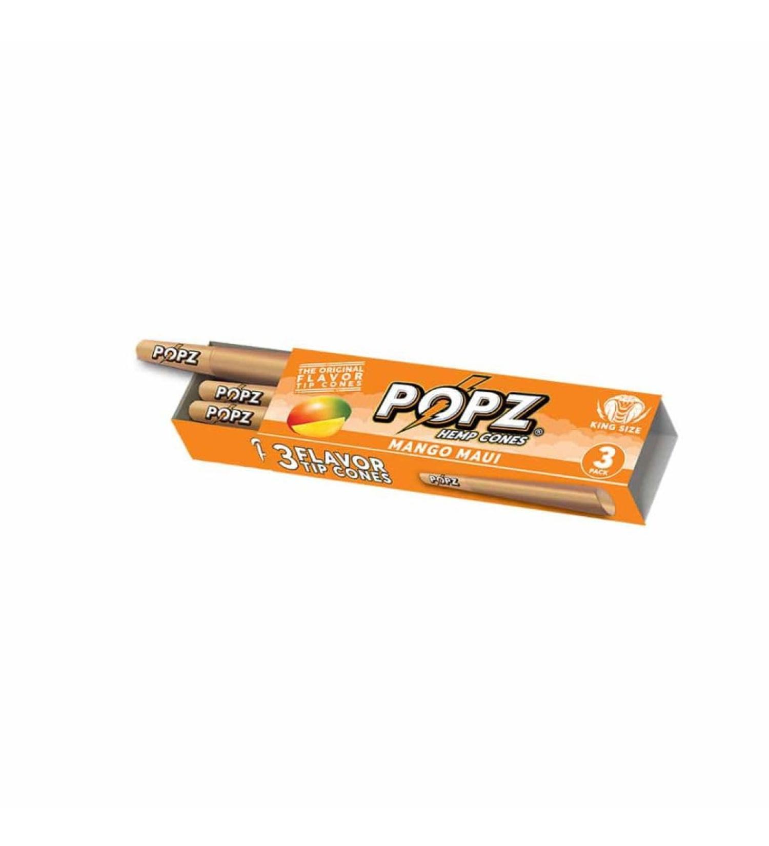 POPZ Cones Mango Maui - 3 Cones Per Pack
