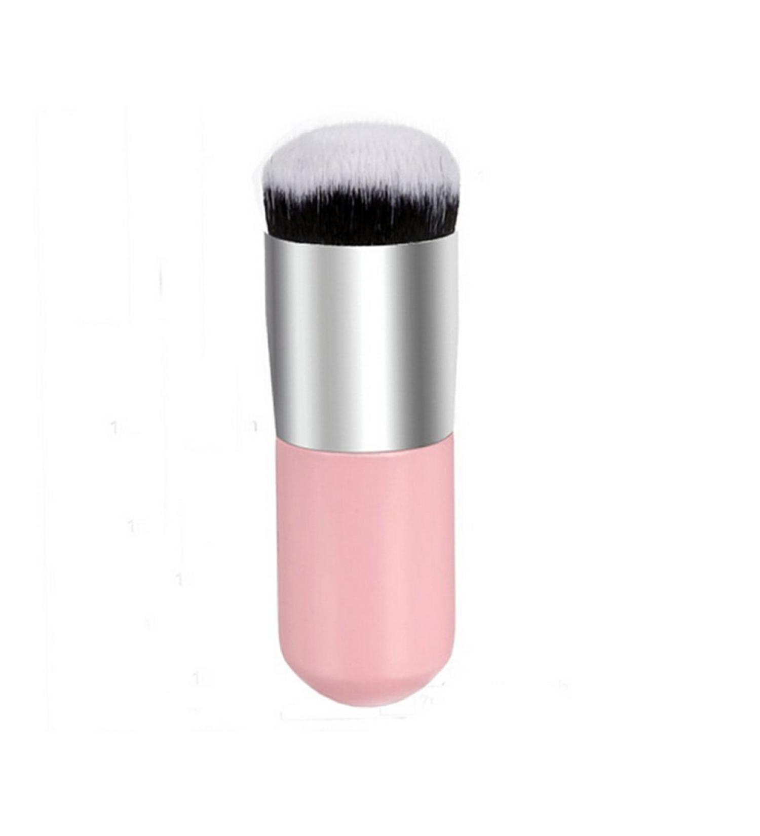 Makeup Brush Round Chubby Pier Shape Powder Foundation BB Make Up Brush Cosmetics Tool Pink Comfortable and Environmentally Nice and Practical