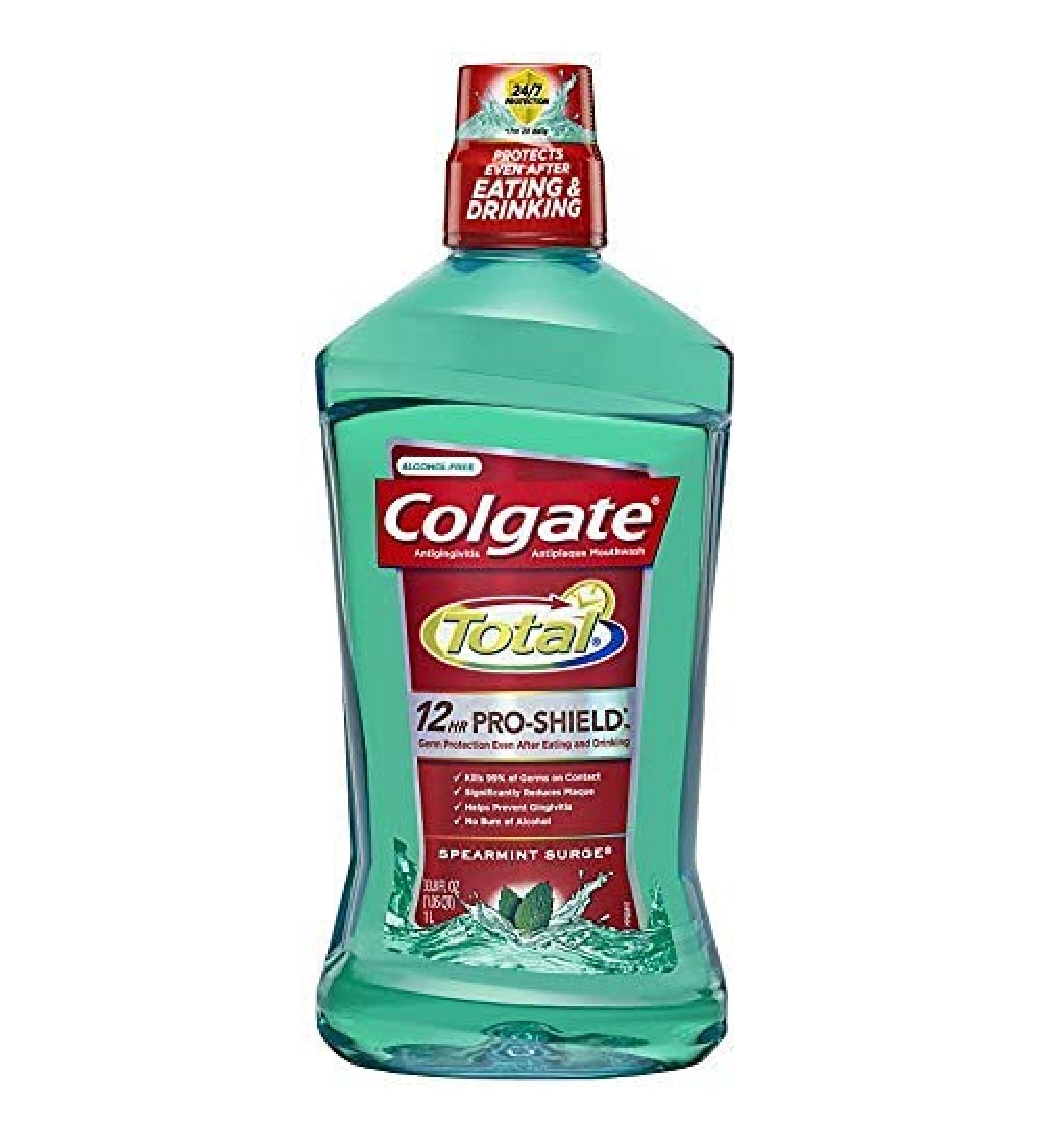 Colgate Total Advanced Pro-Shield Mouthwash Spearmint Surge - 33.8 oz