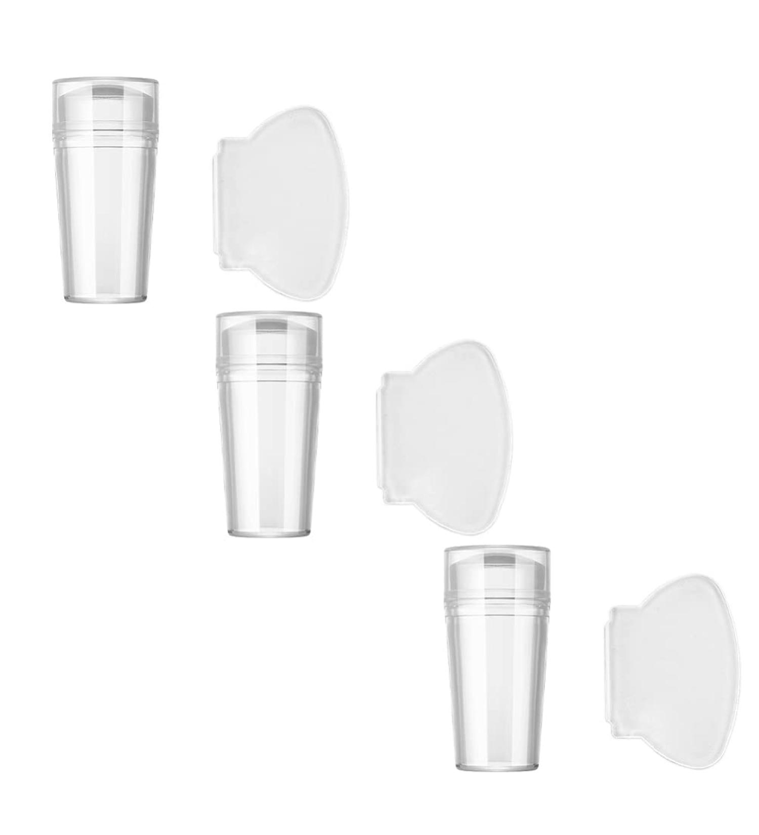 Osaladi 1 Set Silicone Manicure Tools - Transparent Jelly Stamp for Nail Art & DIY Manicure - Buy Online on GoSupps.com
