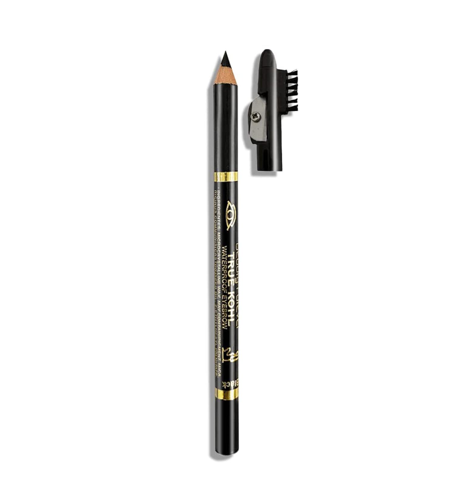 Beauty Forever True Kohl Waterproof Eyebrow Pencil - Definer, Matte Finish, Long Lasting, 401 Black - Buy Online on GoSupps.com