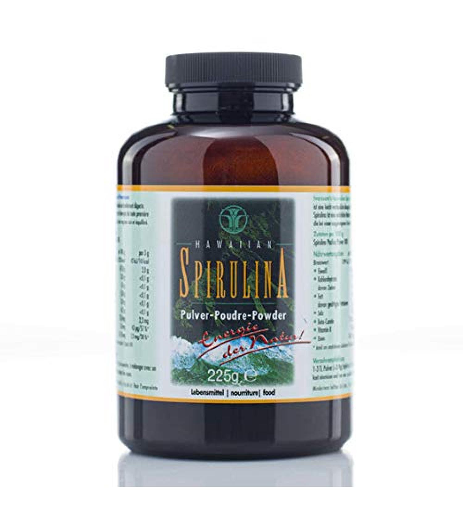 Hawaiian Spirulina Powder 225g | Ivarssons Original | Premium Nutritional Supplement for Wellness and Energy - Buy Online on GoSupps.com