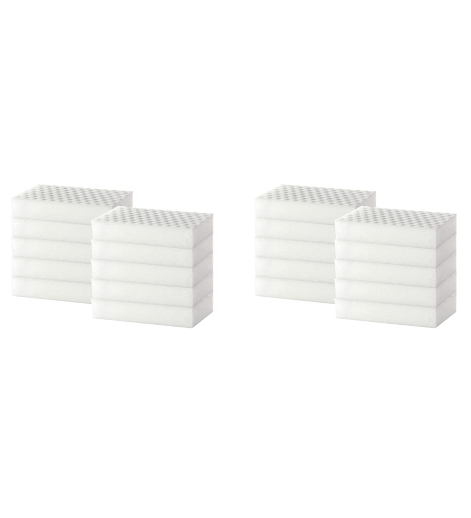 BTuregsau 20 Pieces of Magic Cleaning Sponge Eraser Multifunctional Advanced Nano Wiper Foam Cleaning Pad Household Cleaning Pad - Buy Online on GoSupps.com