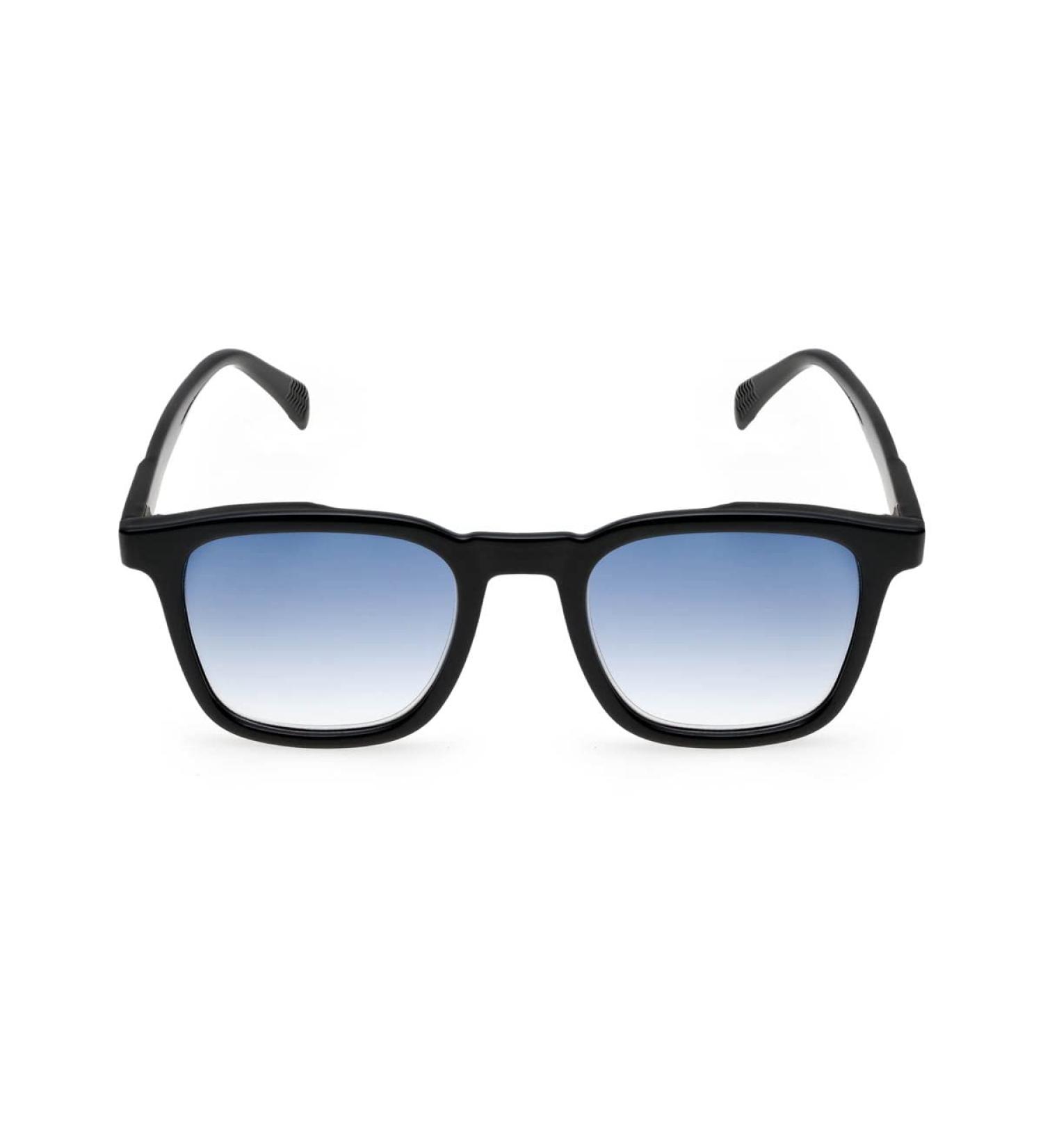 Buy Contacta Suncity Sunglasses & Reading Glasses for Men & Women - Rectangular Black Blue Lenses +3.50 Diopters - Lightweight 30g - International Shipping Available - Buy Online on GoSupps.com