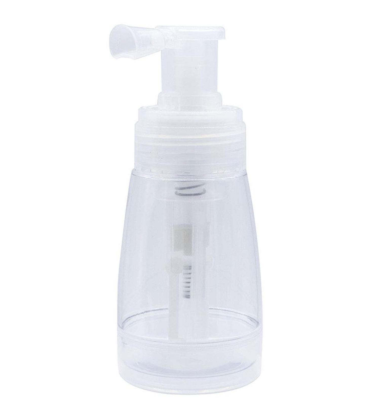 Portable Clear 180ML Powder Spray Bottle - Refillable Hair Fiber Tool for Easy Hairdressing - Buy Online on GoSupps.com