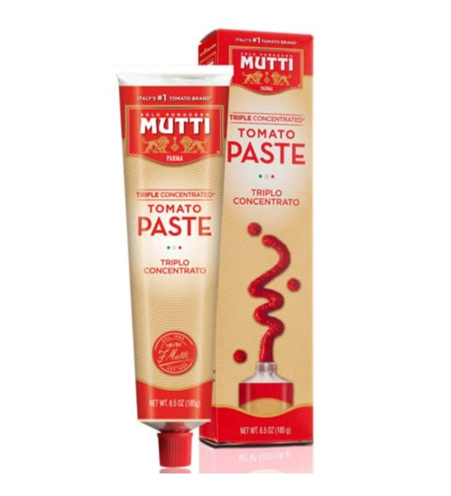Mutti Triple Concentrated Italian Tomato Paste Tube 6.53oz - Pack of 1 | Premium Quality Tomato Paste - Buy Online on GoSupps.com