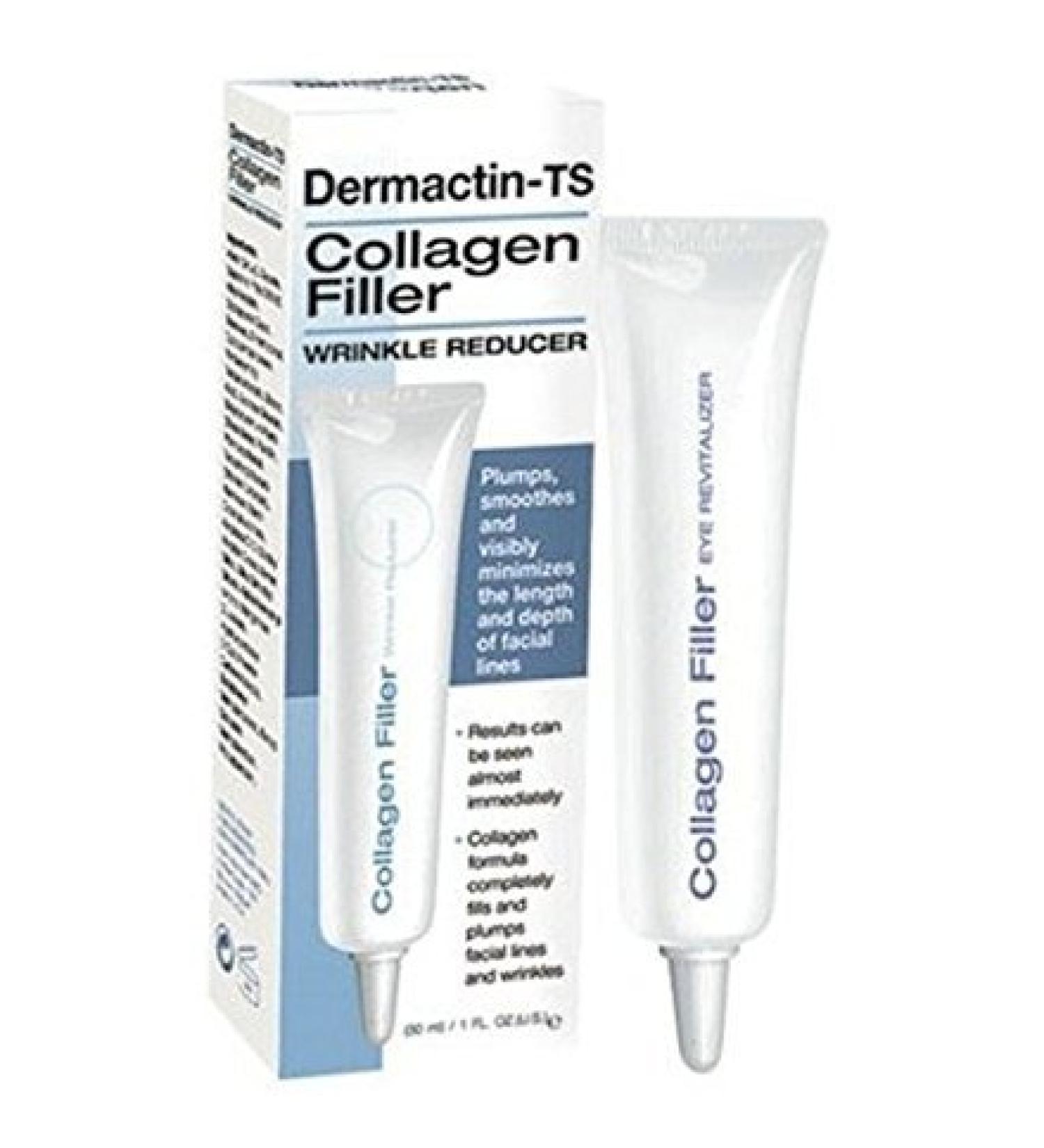 Dermactin-TS Collagen Filler Wrinkle Reducer 1 ounce (Pack of 2)