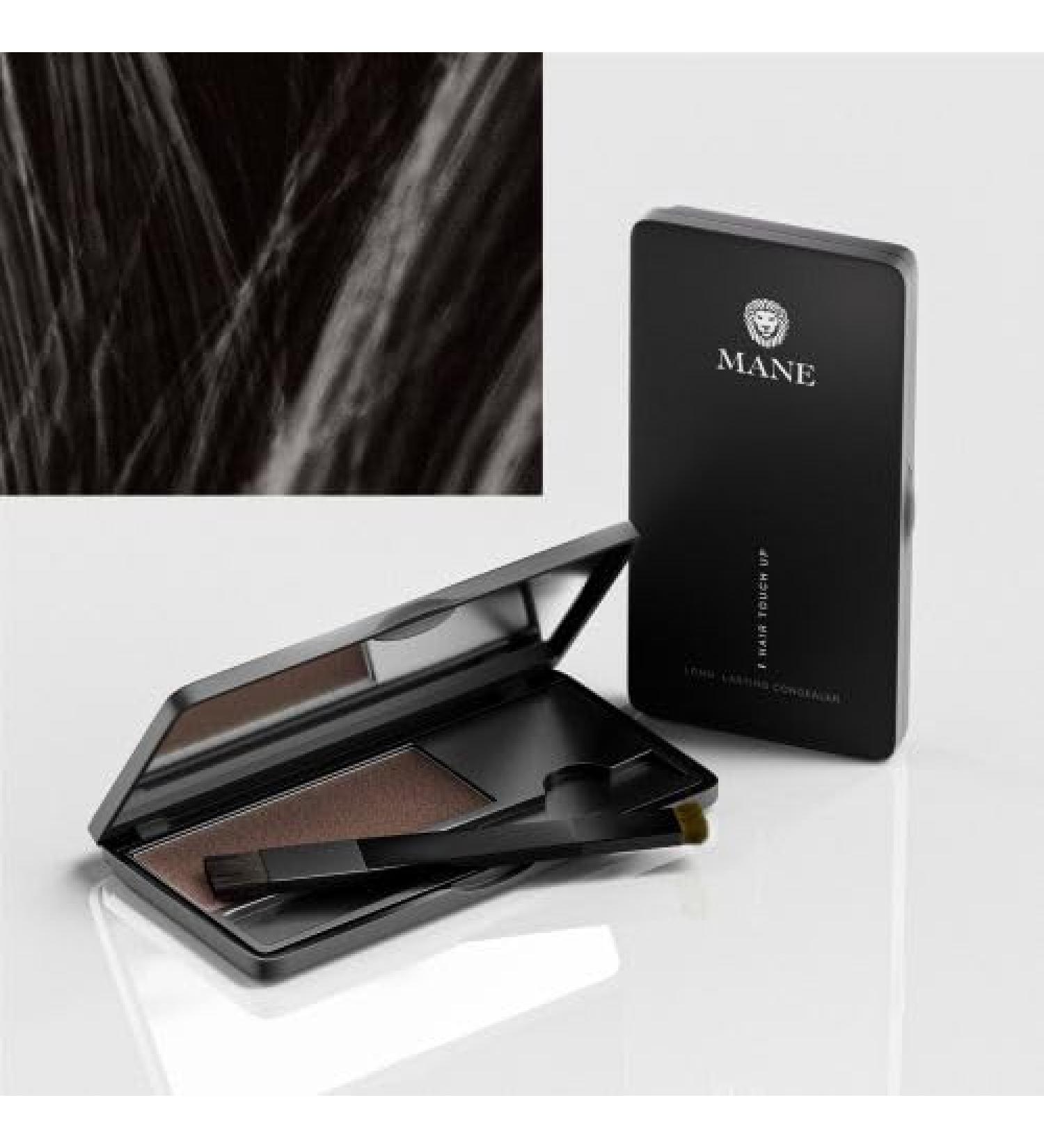 Mane Retouche de cheveux pour dissimuler les racines couvrir les taches chauves remplir la barbe et les lignes de cheveux fines (noir) - Buy Online on GoSupps.com