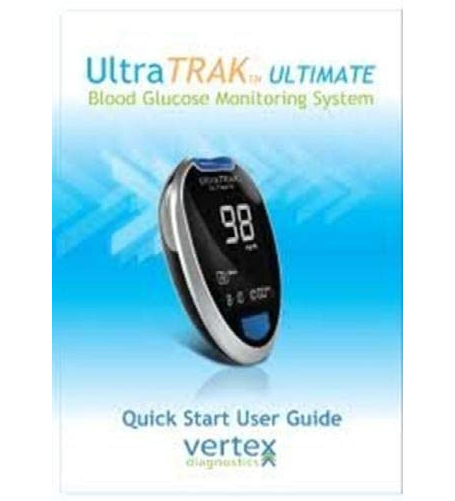 Ultra Trak Ultimate Glucose Meter - Fast, Accurate Blood Sugar Monitoring - Buy Online on GoSupps.com