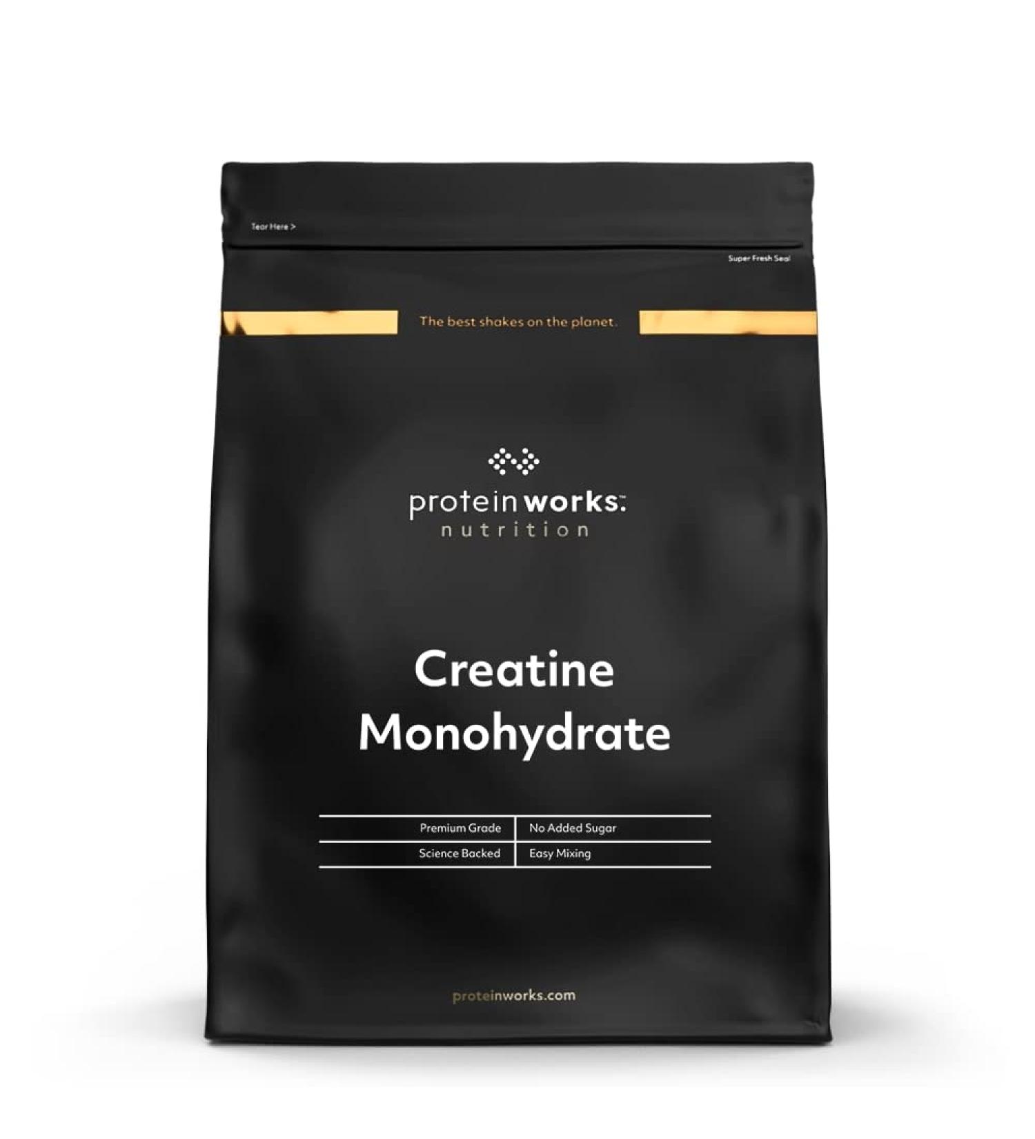 Protein Works Creatine Monohydrate Powder - 250g Berry Blitz | 100% Pure Premium Supplement | 41 Servings | Fast Absorption - Buy Online on GoSupps.com