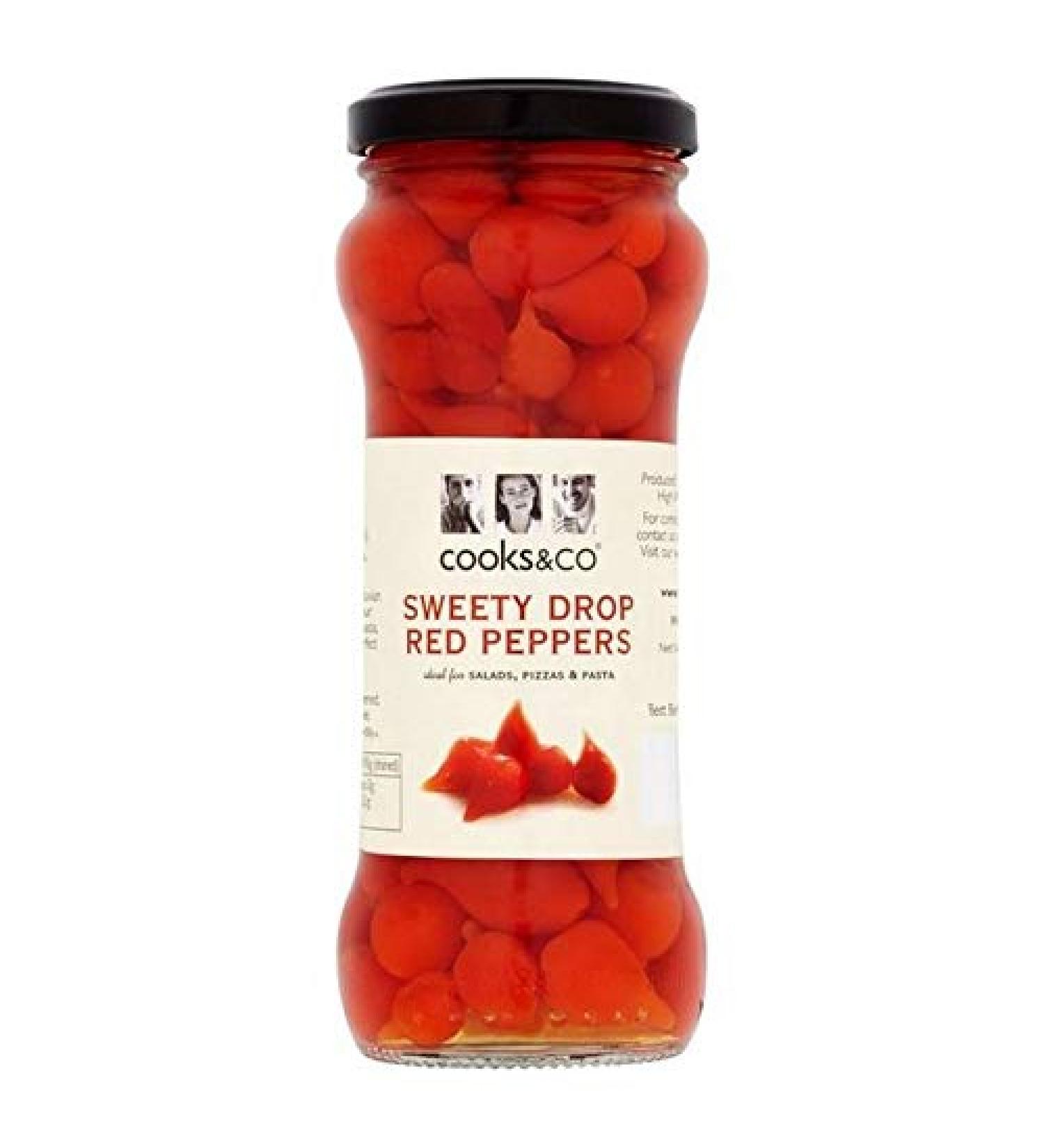 Cooks & Co Sweety Drop Red Peppers 235g