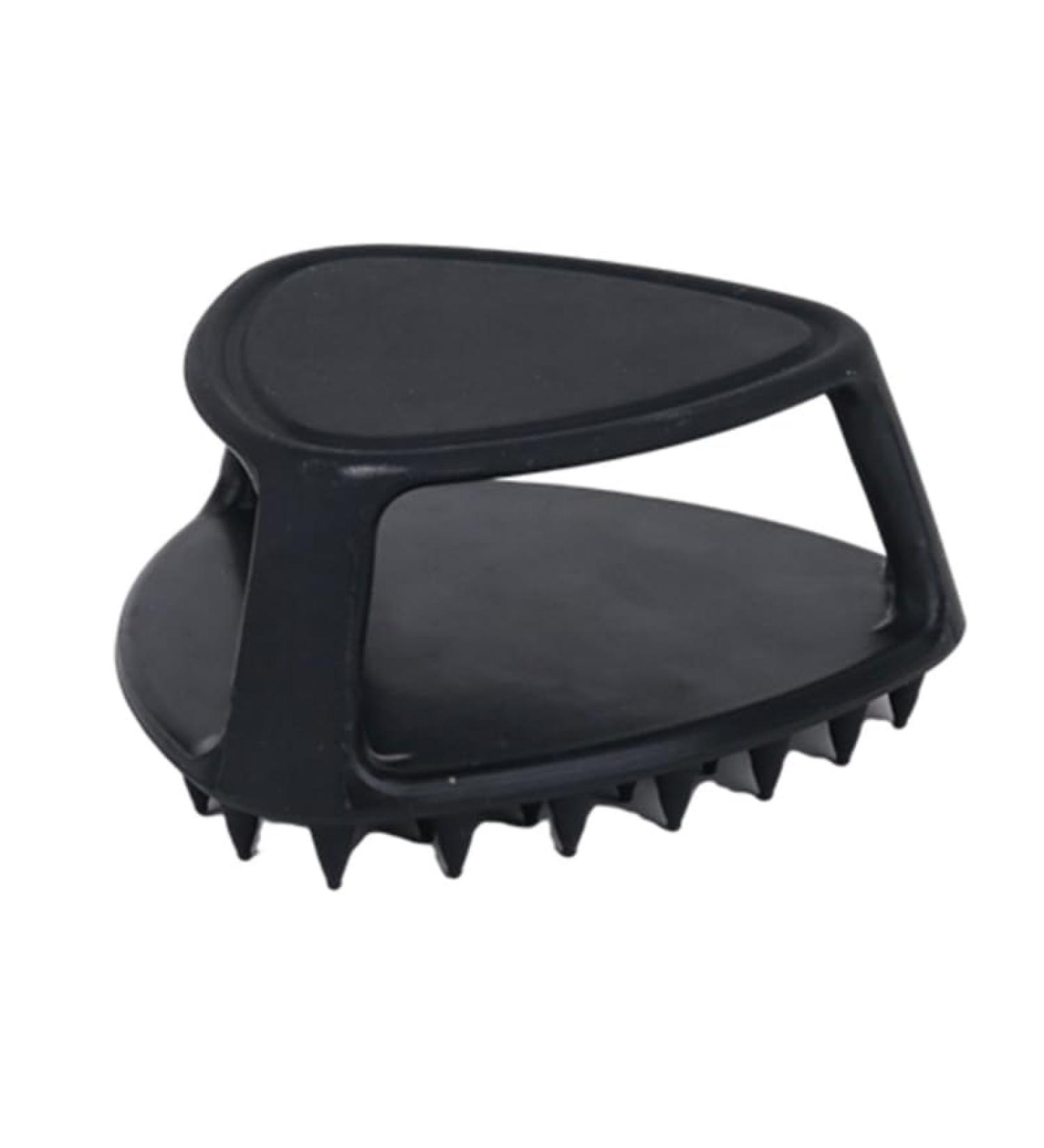 Silicone Face Scrubber for Men Multifunction Silicone Scrubber Ergonomic No-Slip Handle Cleansing Scrubber for Men Beard Silicone Beard Brush Deep Cleansing Brush Black - Buy Online on GoSupps.com