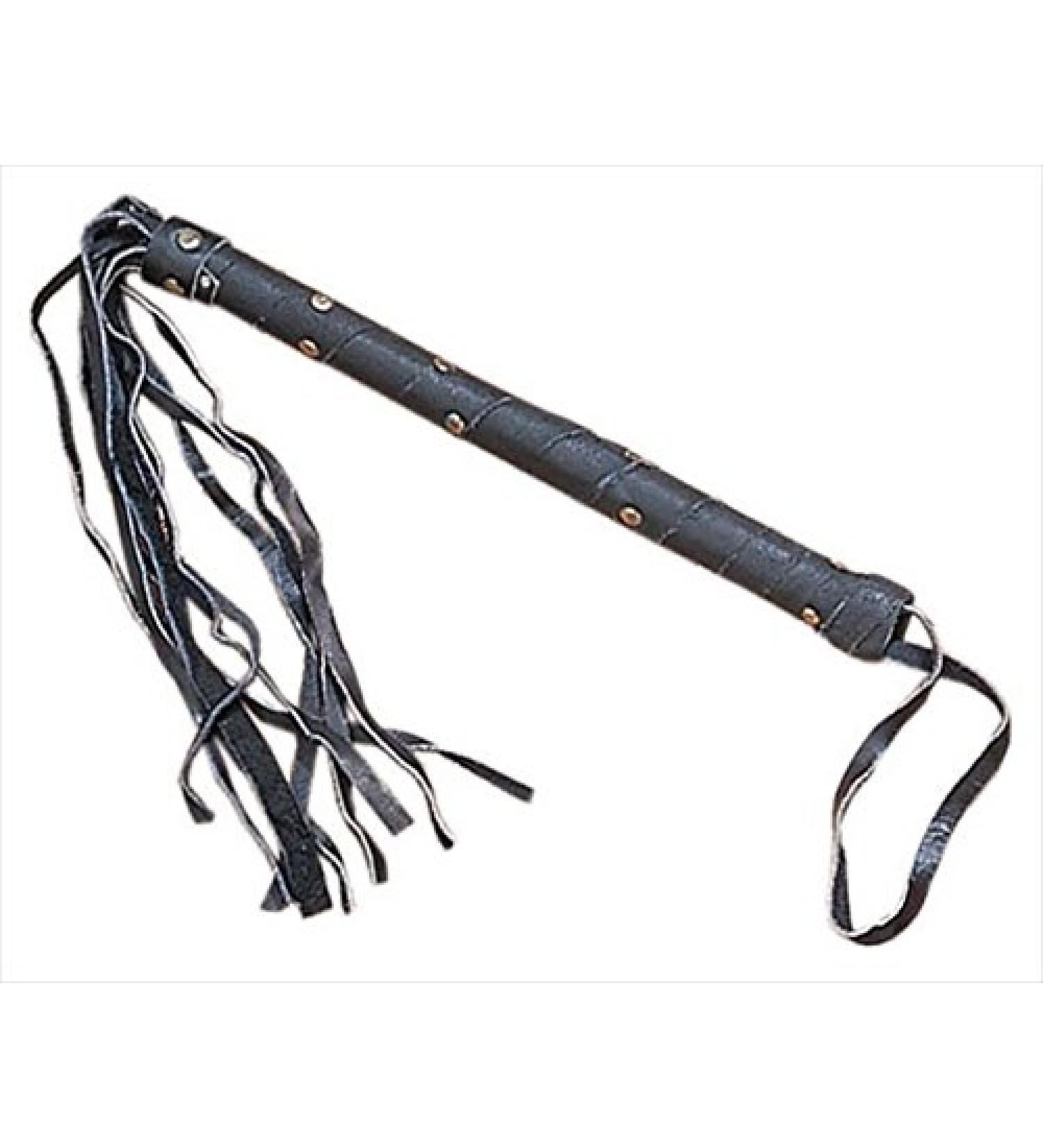 Grey Eagle Traders Pakistan Made PA1801 Fantasy Cat of Nine Tails Whip 20" Black Leather
