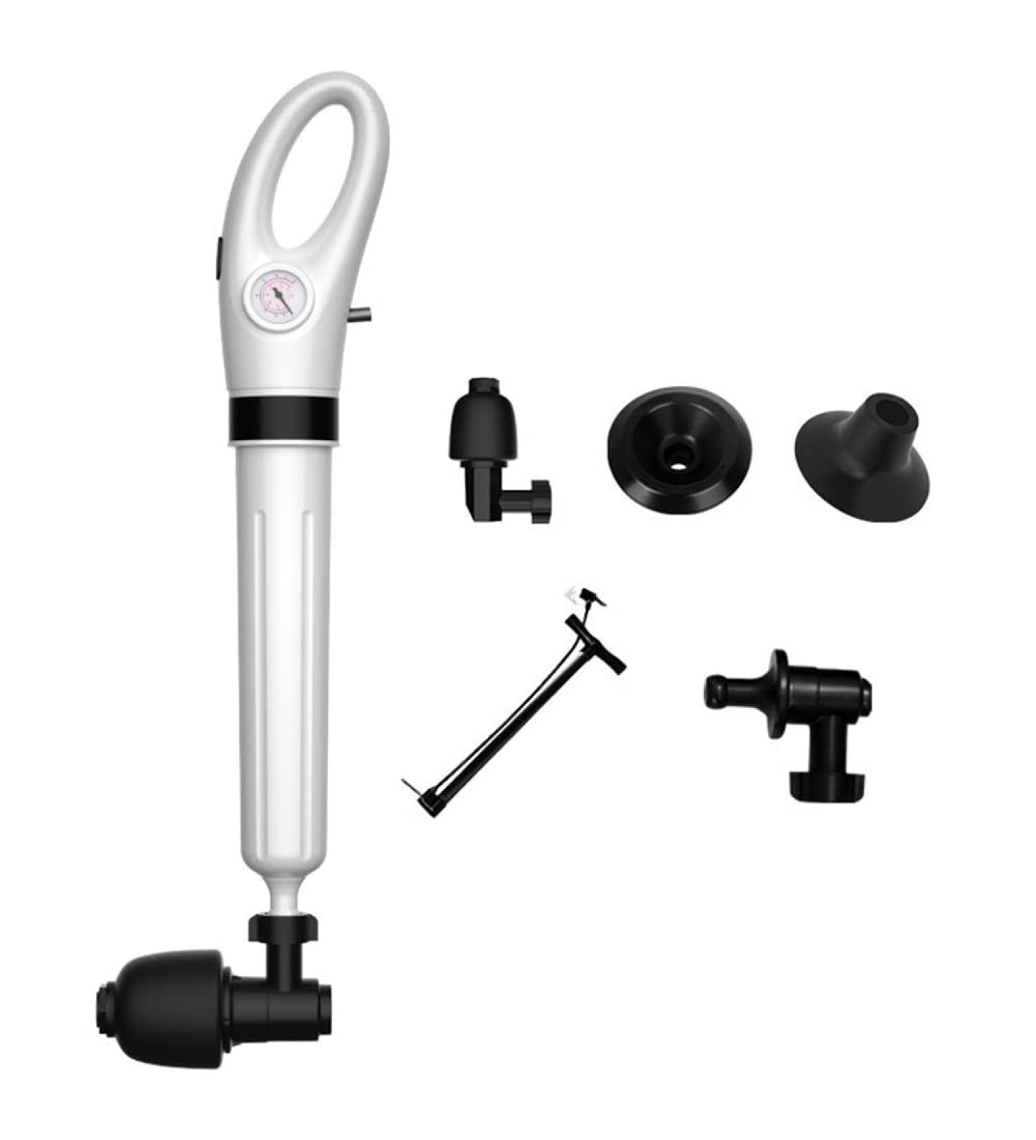 High-Pressure Sewer Dredging Tool | Manual Pneumatic Plunger for Clogged Toilets - International Shipping - Buy Online on GoSupps.com
