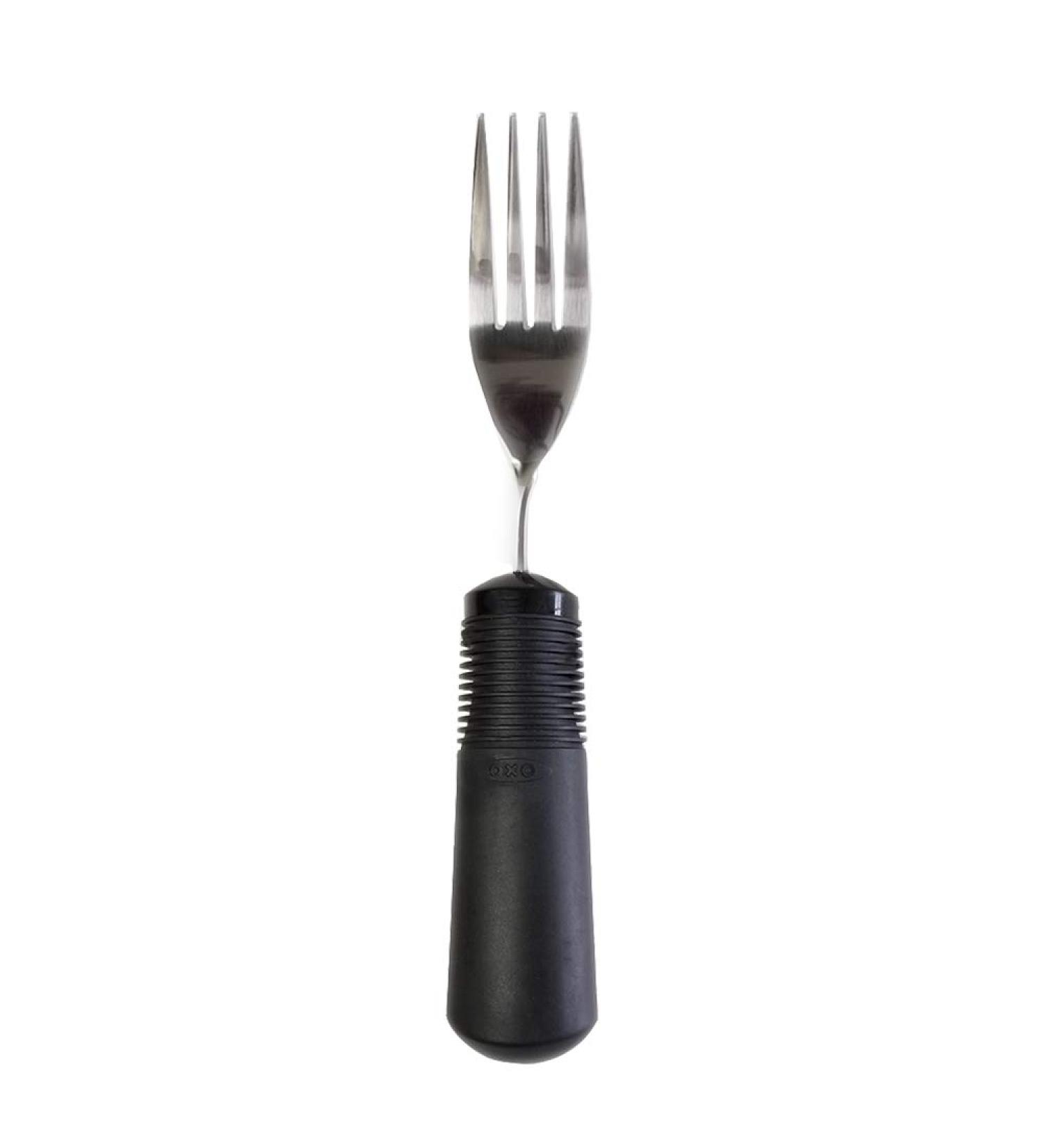 NRS Healthcare Good Grips Weighted Fork - Ergonomic Design for Easy Dining - Buy Online on GoSupps.com