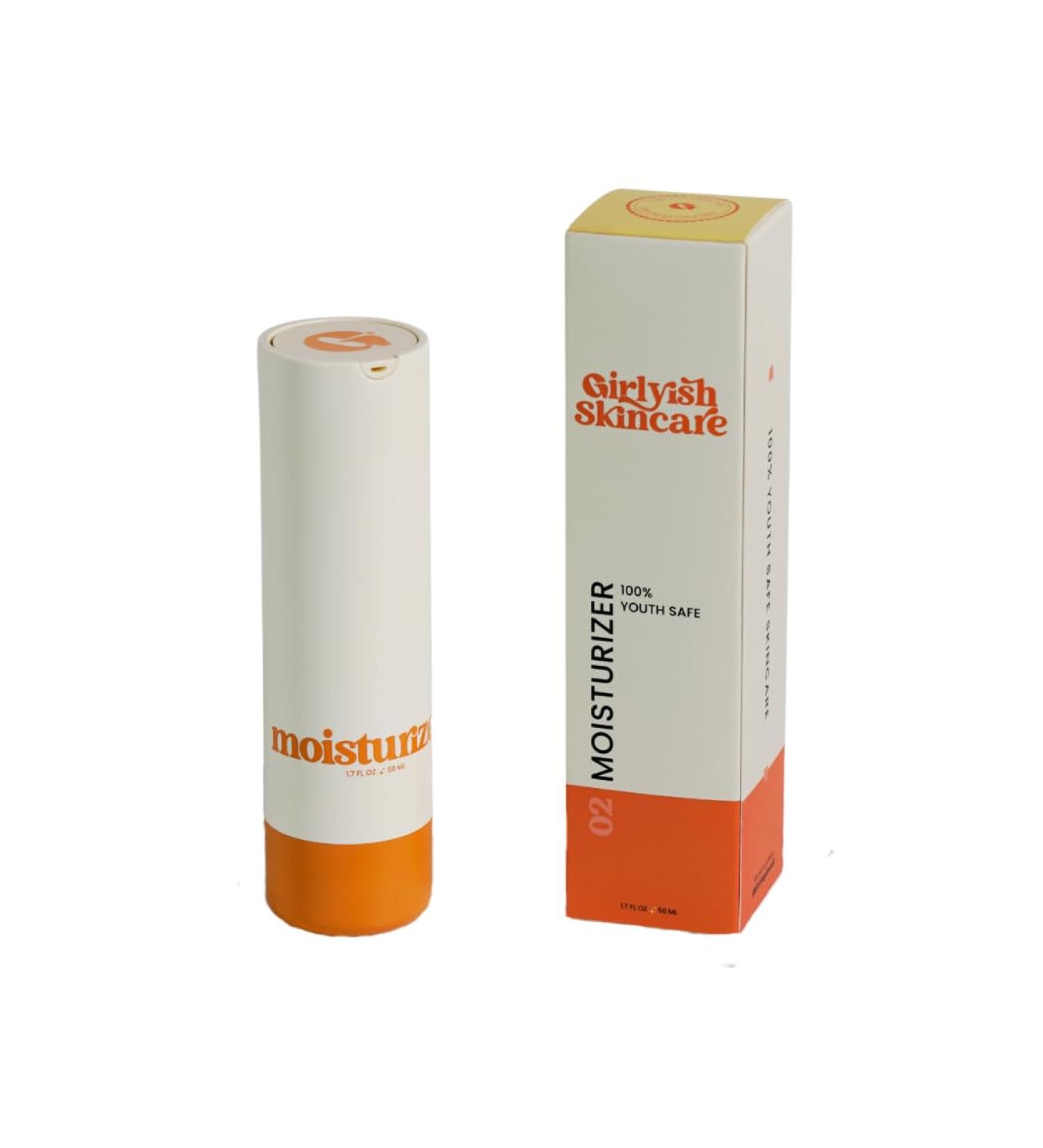 Girlyish Skincare Moisturizer Lightweight Formula Hydrating Nourishing For All Skin Types For Teens For Tweens For Adults girlish skincare - Buy Online on GoSupps.com