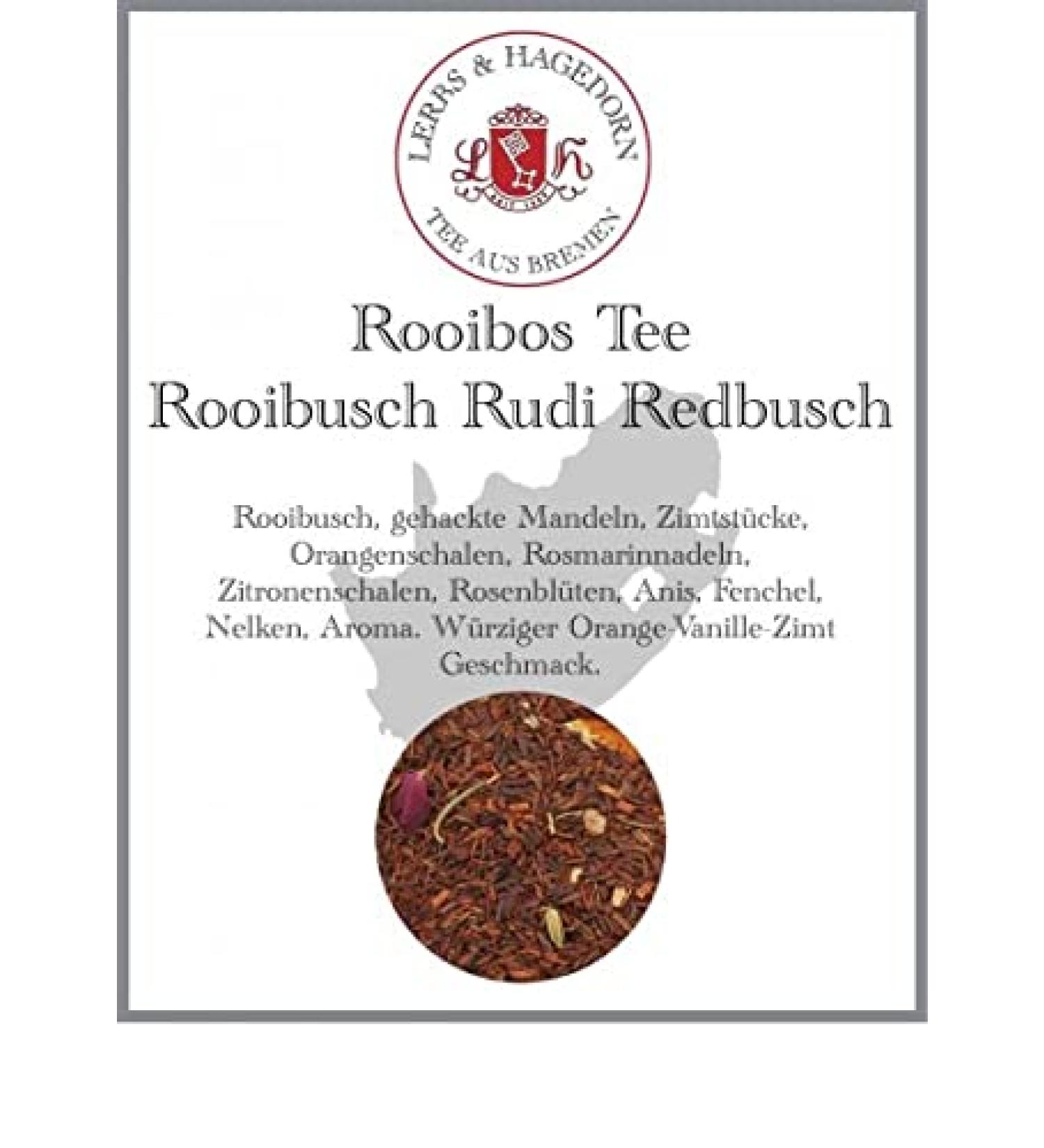  Lerbs & Hagedorn Rooibos Rooibusch Rudi Redbusch Tea 250g - Buy Online on GoSupps.com
