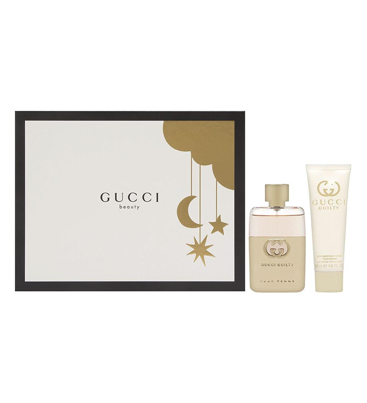 Gucci Guilty Pour Femme 2 Piece Set Includes: 1.6 oz Eau de Parfum Spray + 1.6 oz Perfumed Body Lotion