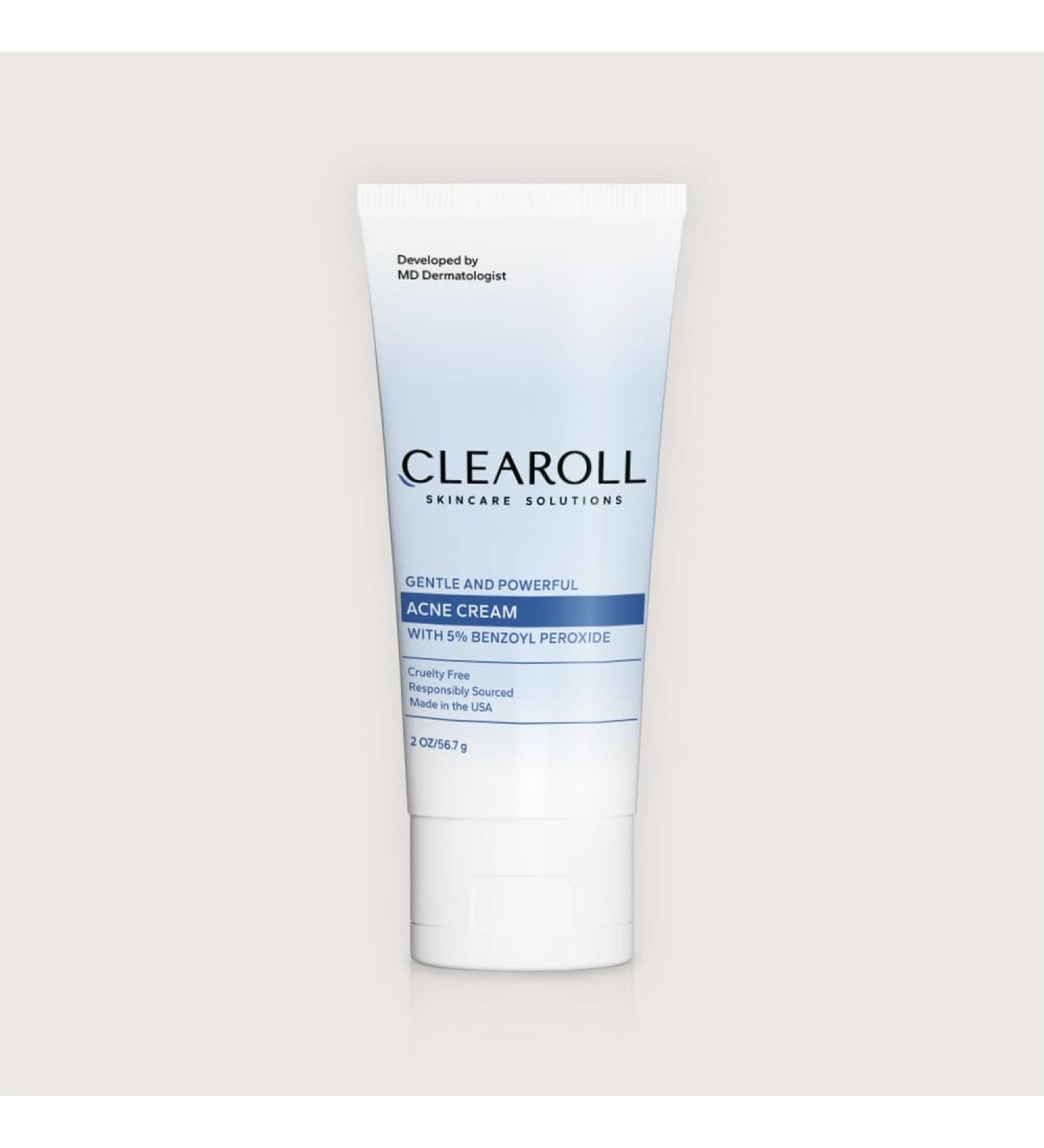 Buy Acne Cream with 5% Benzoyl Peroxide Gentle & Powerful Treatment for Clear Skin International Shipping Available - Buy Online on GoSupps.com
