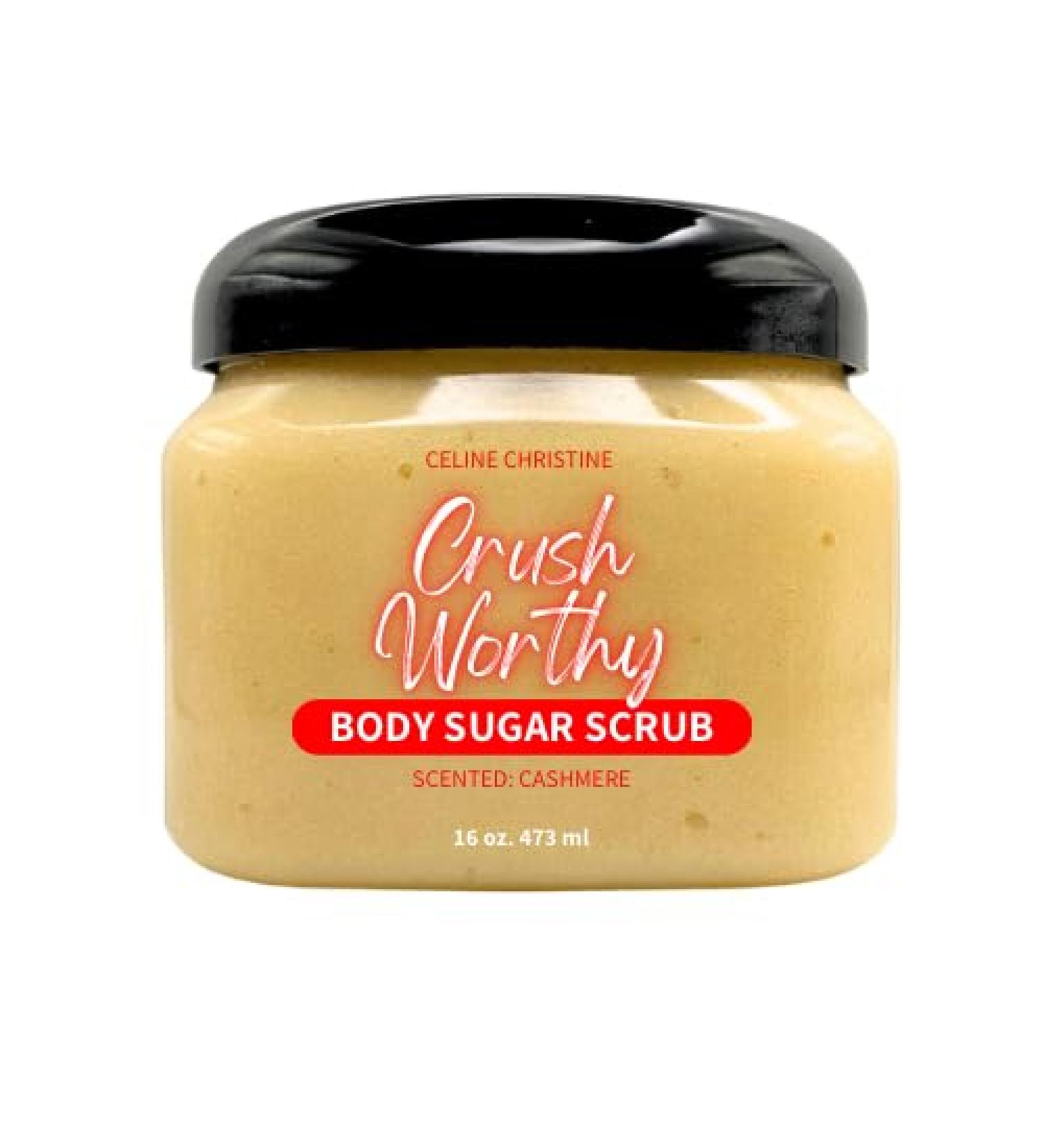 Crush-Worthy Cashmere Sugar Scrub 16oz - Exfoliate & Polish Your Skin for a Radiant Glow | International Shipping Available - Buy Online on GoSupps.com