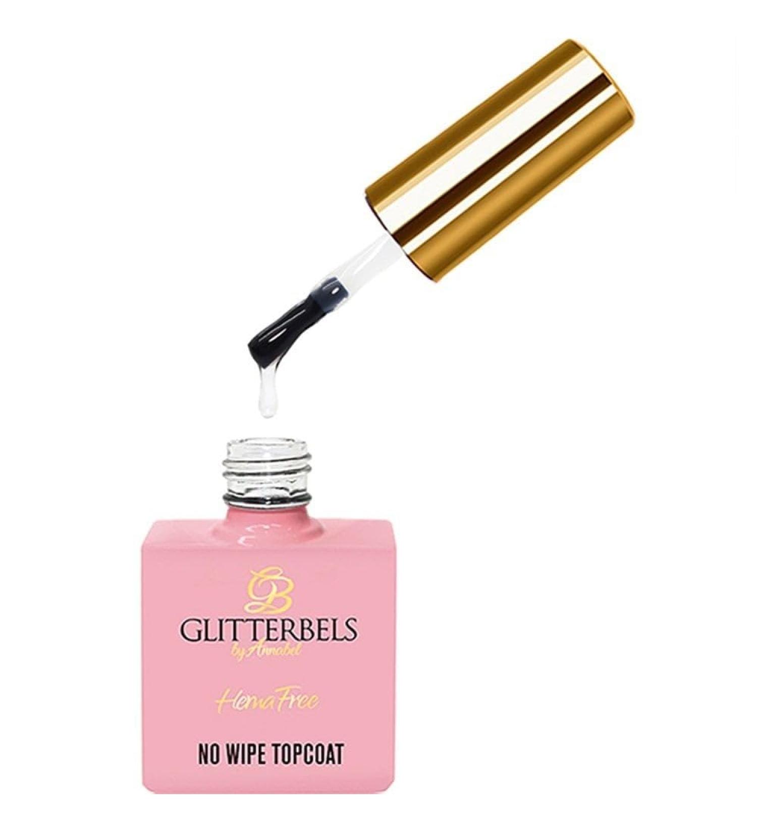 Glitterbels Gel Polish 8ml (Glitterbels Hema-Free Top Coat 17ml)
