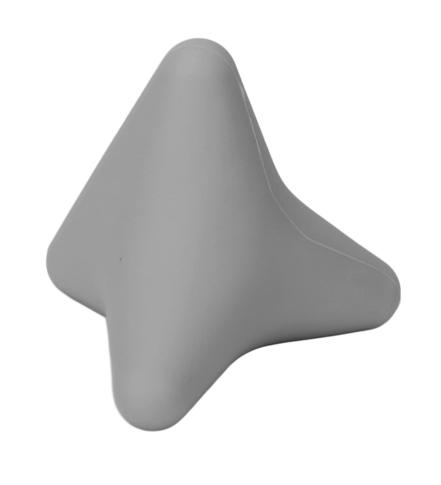Silicone Massage Ball for Pain Relief | Trigger Point Presser & Hand Muscle Relaxer - Gray Fascia Ball Exercise Therapy - Buy Online on GoSupps.com