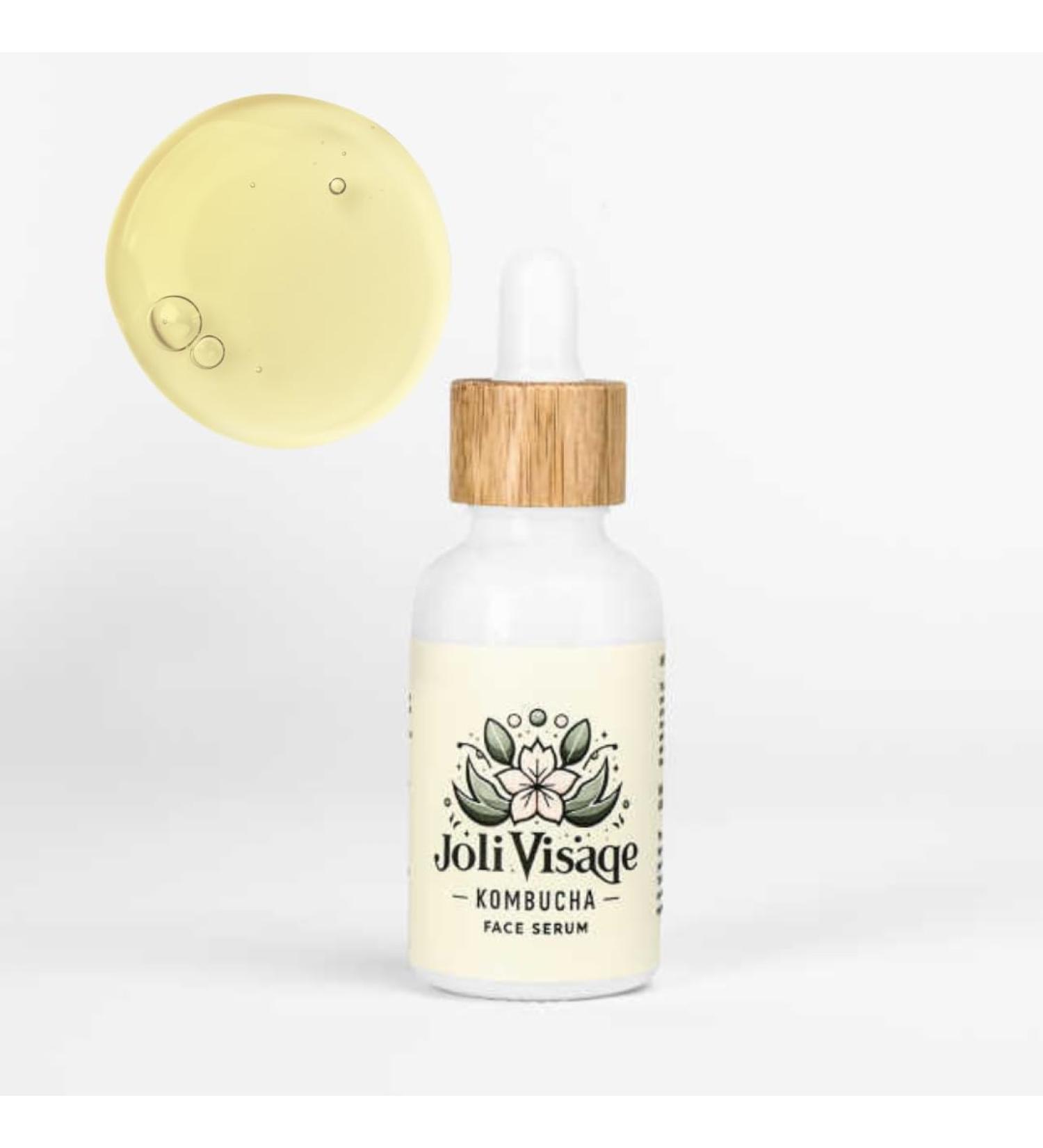 Joli Visage Kombucha Hyaluronic Acid & Niacinamide Infused Serum All Skin Types | Balance Skin's pH levels | Reduces Redness | Smooths Skin Texture | Enhances Skin Elasticity | Vegan & Cruelty-Free - Buy Online on GoSupps.com