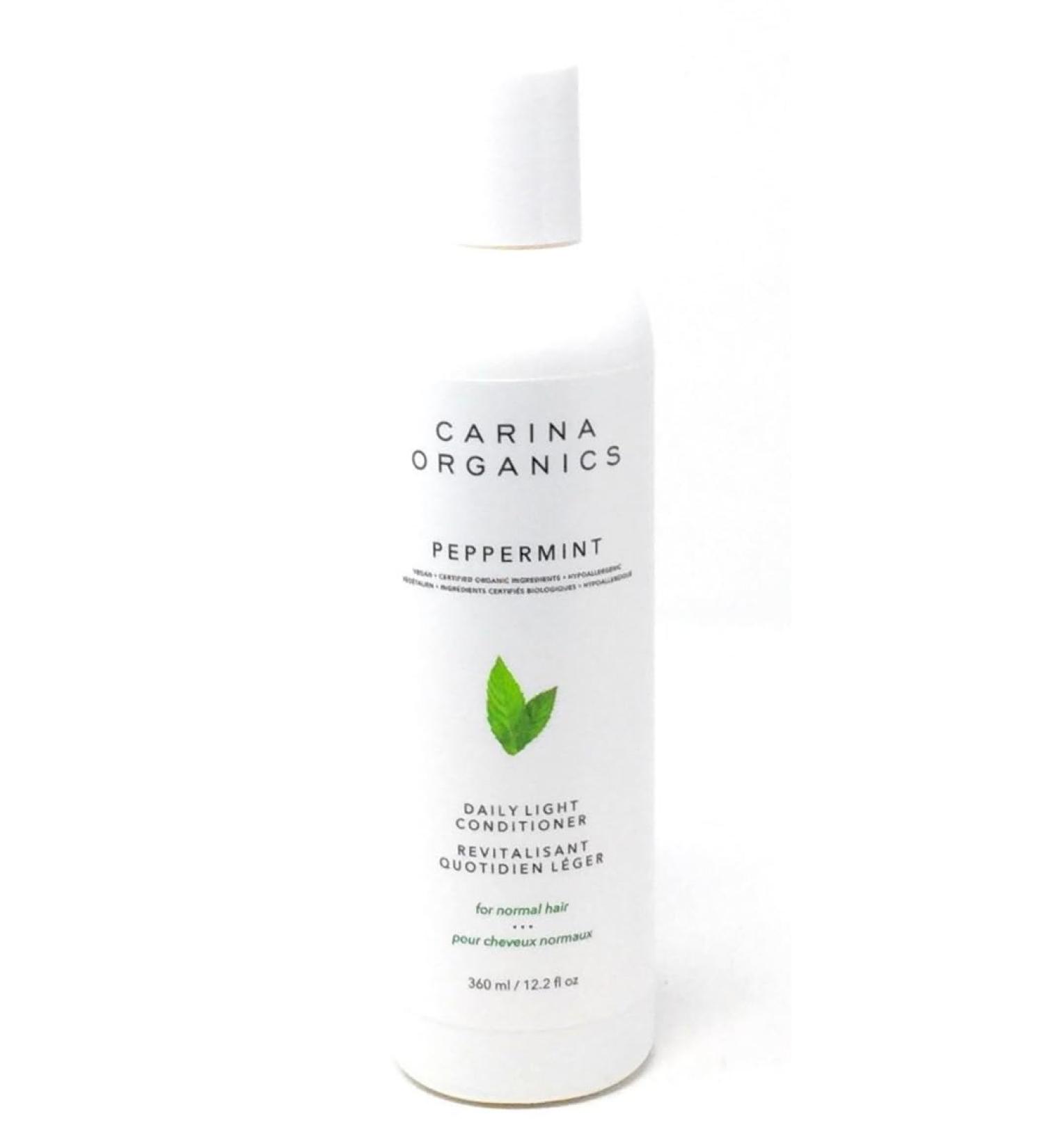 Carina Organics Peppermint Daily Light Conditioner - 360 ml | Natural Hydration for All Hair Types | Buy Internationally - Buy Online on GoSupps.com