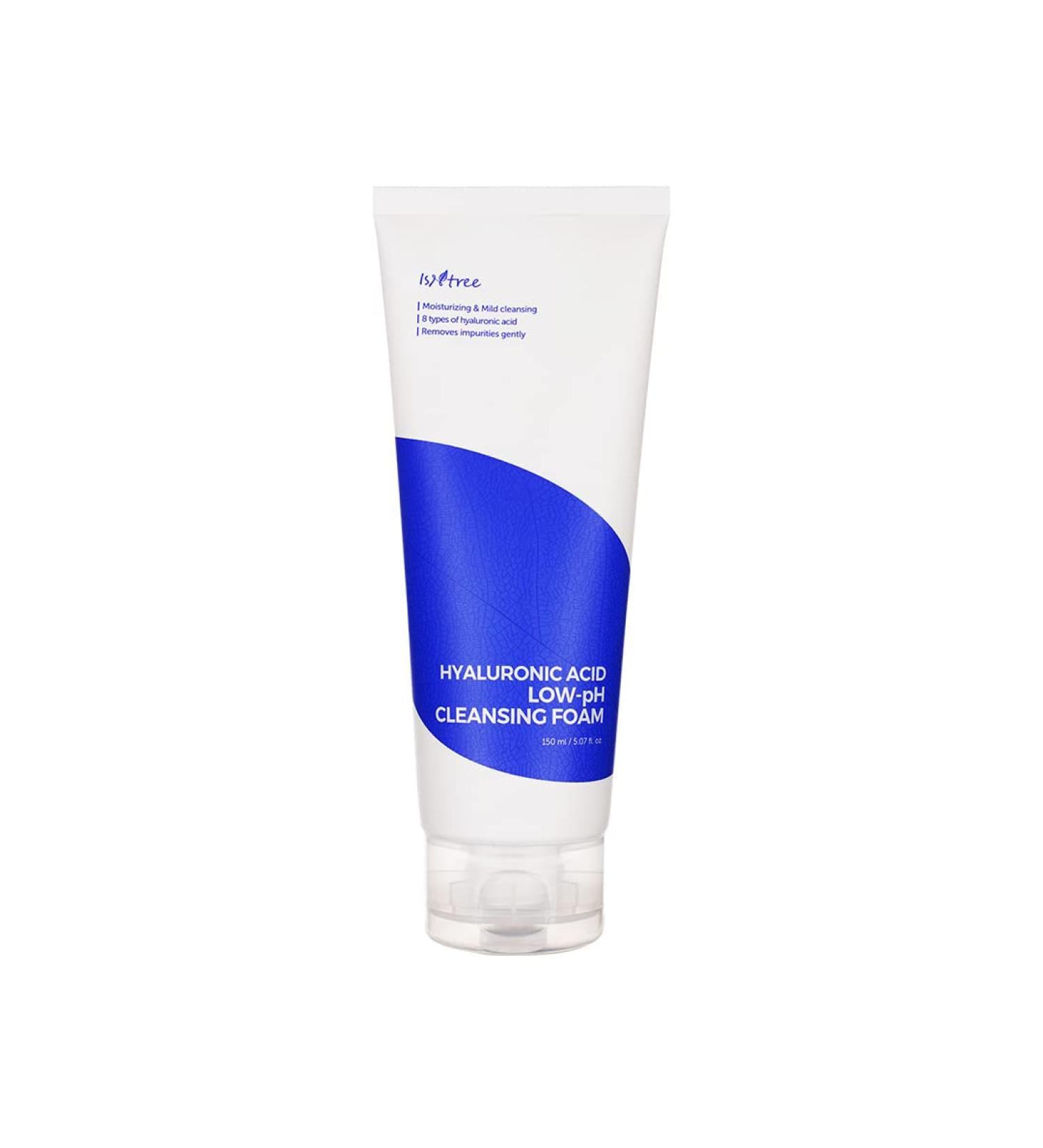IsNtree Hyaluronic Acid Low-Ph Cleansing Foam 150ml - Moisturizing Gentle Cleanser with 8 Types of Hyaluronic Acid | Shop Internationally - Buy Online on GoSupps.com