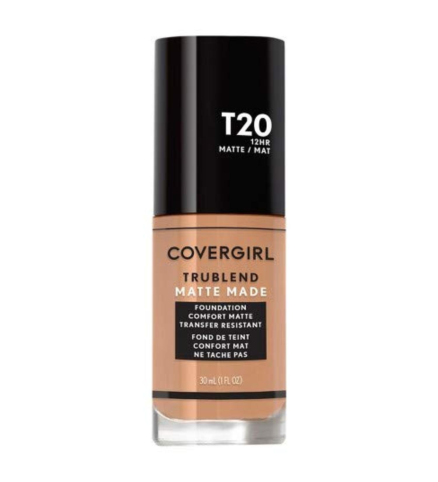 COVERGIRL COVERGIRL trublend matte made liquid foundation t20 soft honey 1.01 fl oz pack of 2 1.01 Ounce