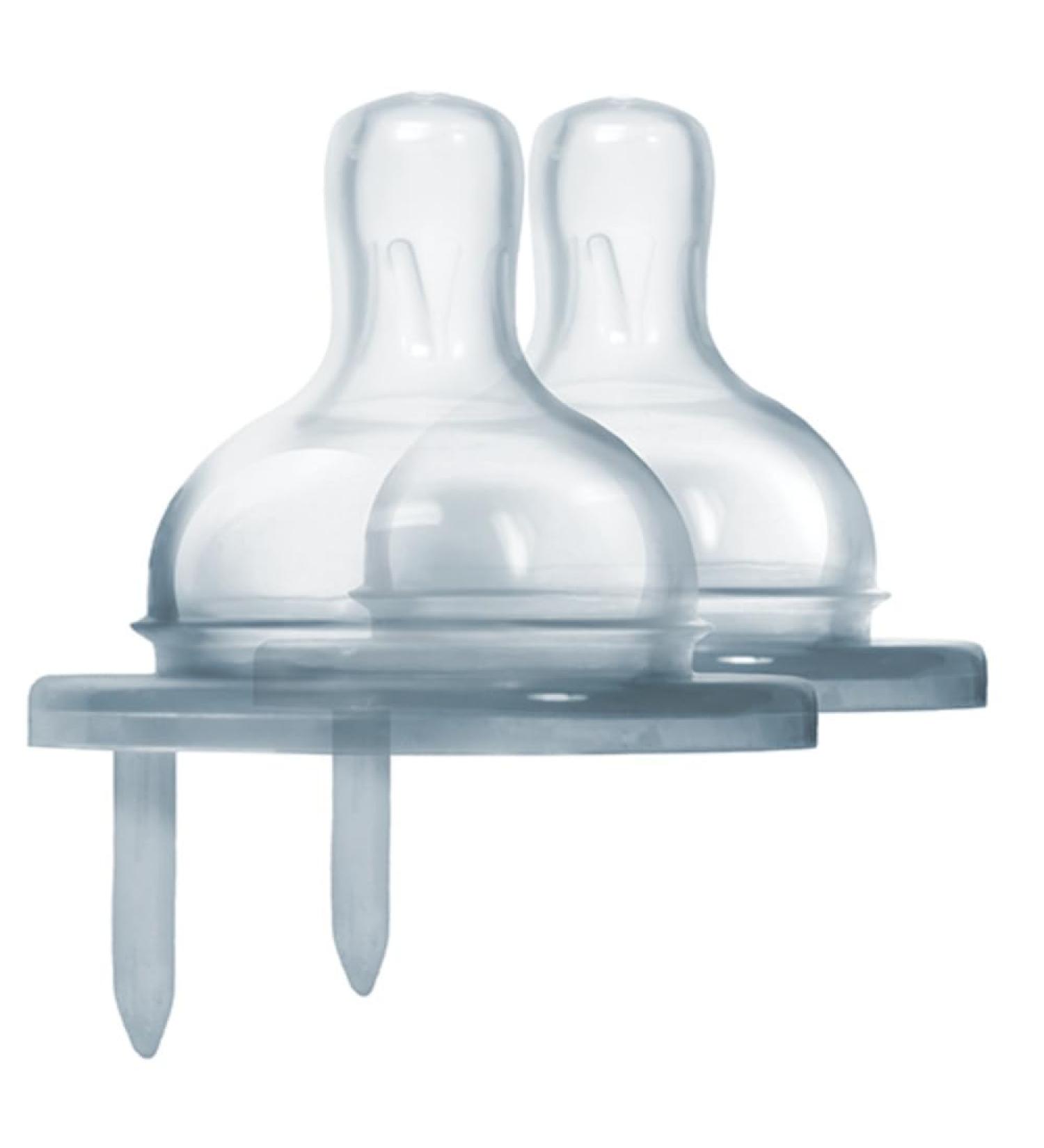 Pura Kiki Wide Neck Natural Vent Fast Flow Teat - Silicone 2-Part | Buy Internationally - Buy Online on GoSupps.com
