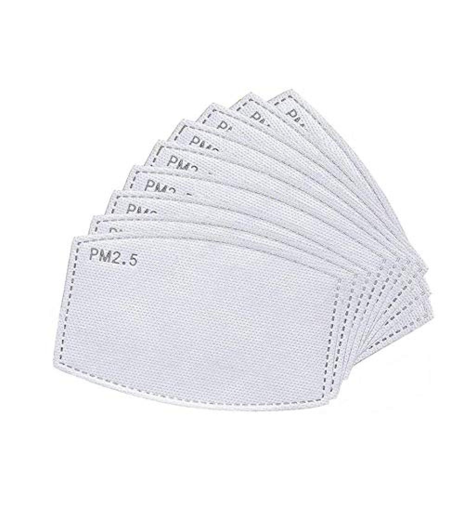 100PCS PM2.5 Activated Carbon Filter Replacement Pads for Mouth Cover - US Stock - Buy Online on GoSupps.com