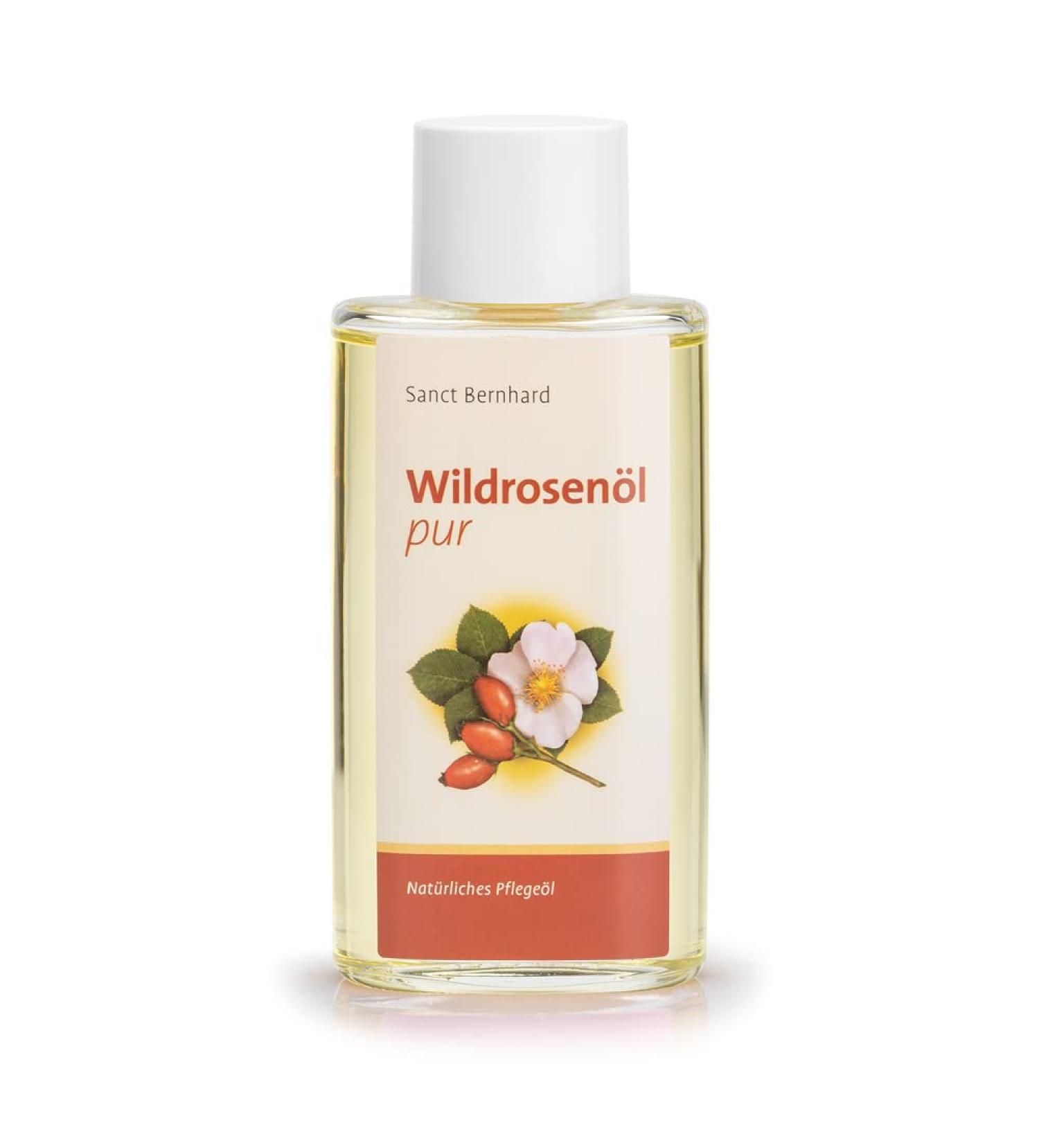 Sanct Bernhard wild rose oil pure natural care oil content 100 ml