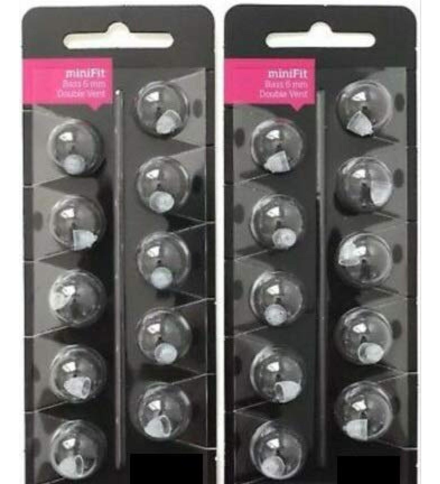 6MM Double Vent Replacement Domes - Pack of 20 - Buy Online on GoSupps.com