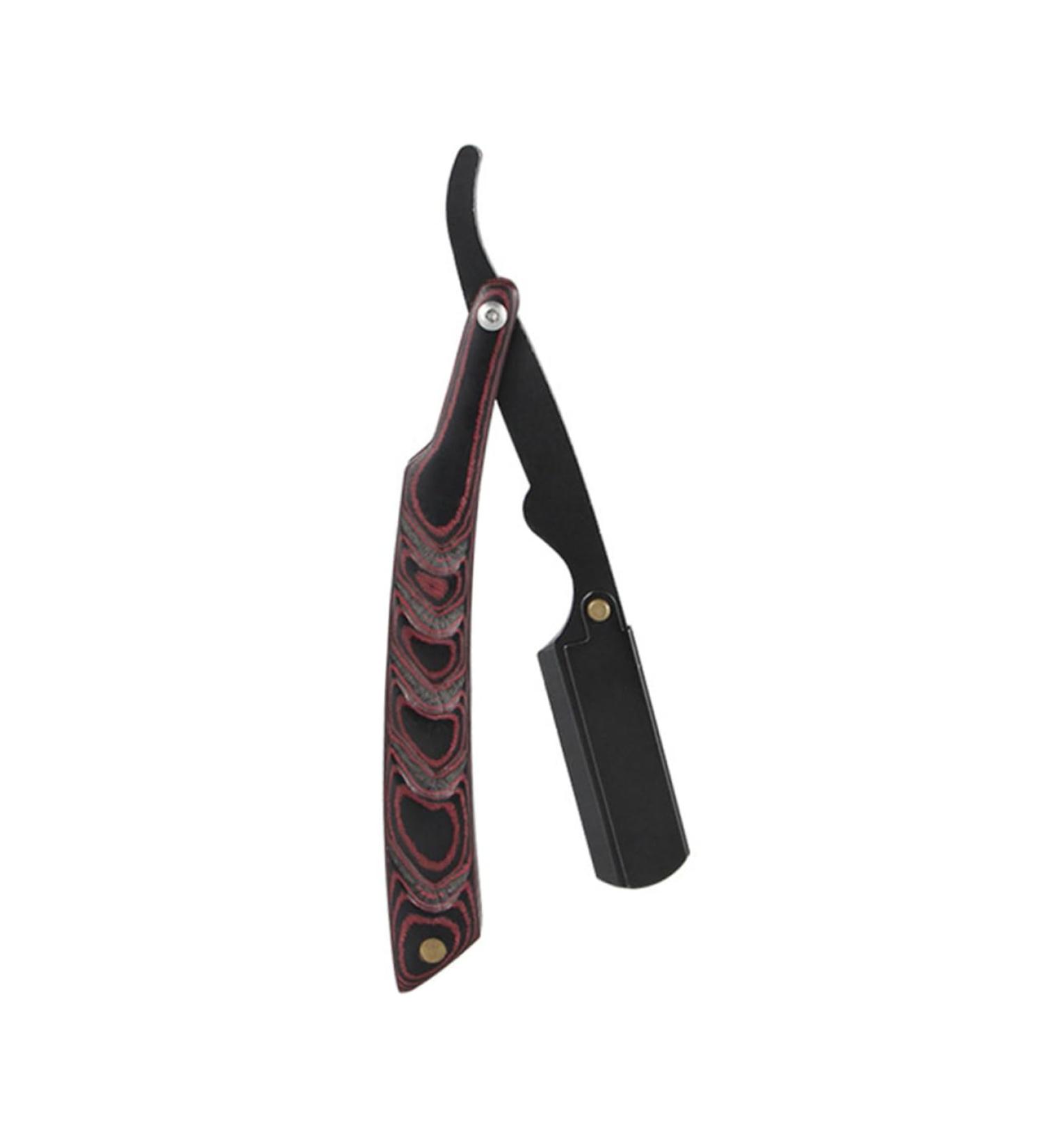 Frcolor Manual Razor - Vintage Barber Hair Shaving Tool Foldable Design for Precision | International Shipping Available - Buy Online on GoSupps.com