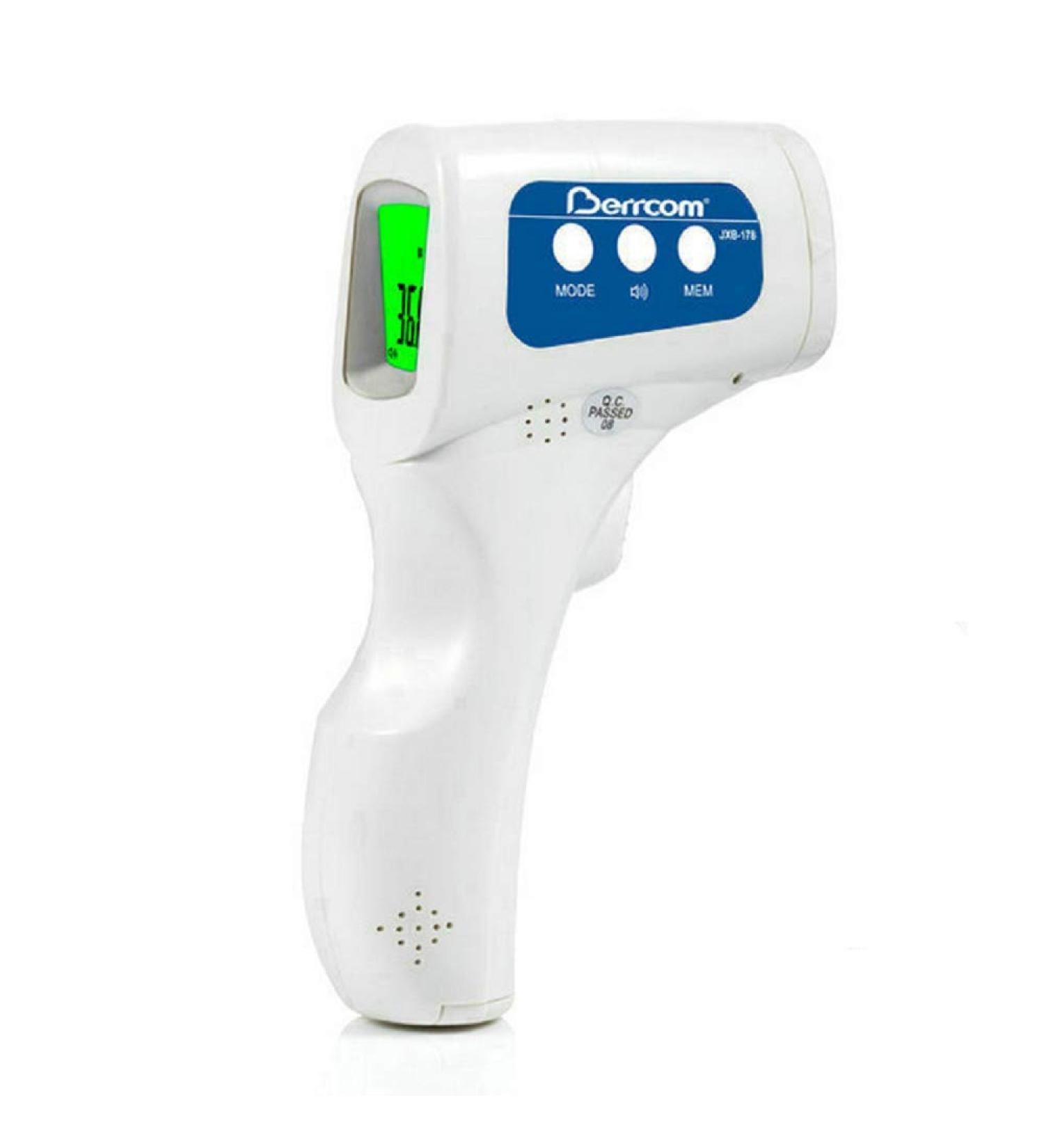 Non-Contact Infrared Forehead Thermometer with Fever Alarm - Medical Grade for Adults, Kids & Babies | Instant Digital Display - Fever Check - Buy Online on GoSupps.com